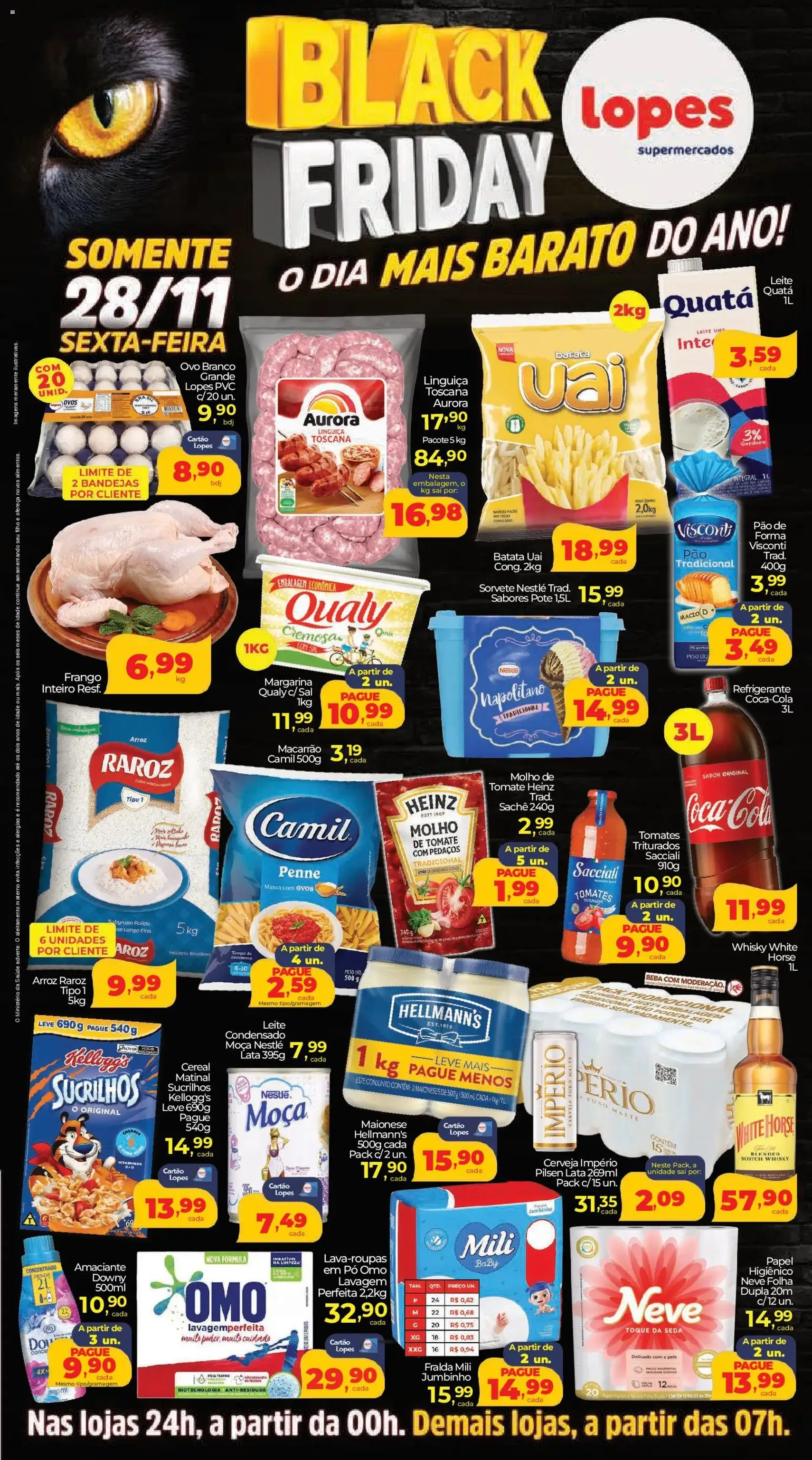 Lopes Supermercados Black Friday - folheto válido a partir de 28/11/2025 página 1 de 4