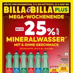 Billa - Flugblatt - Prospekt Vorschau gültig ab 17.09.2026