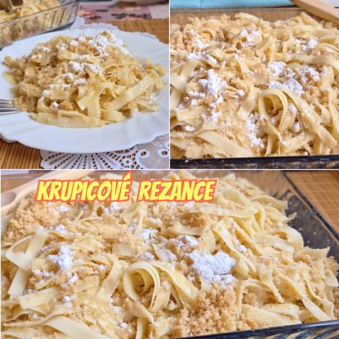 Sladké krupicové rezance. Starý recept mojej babky! - krok prípravy 1