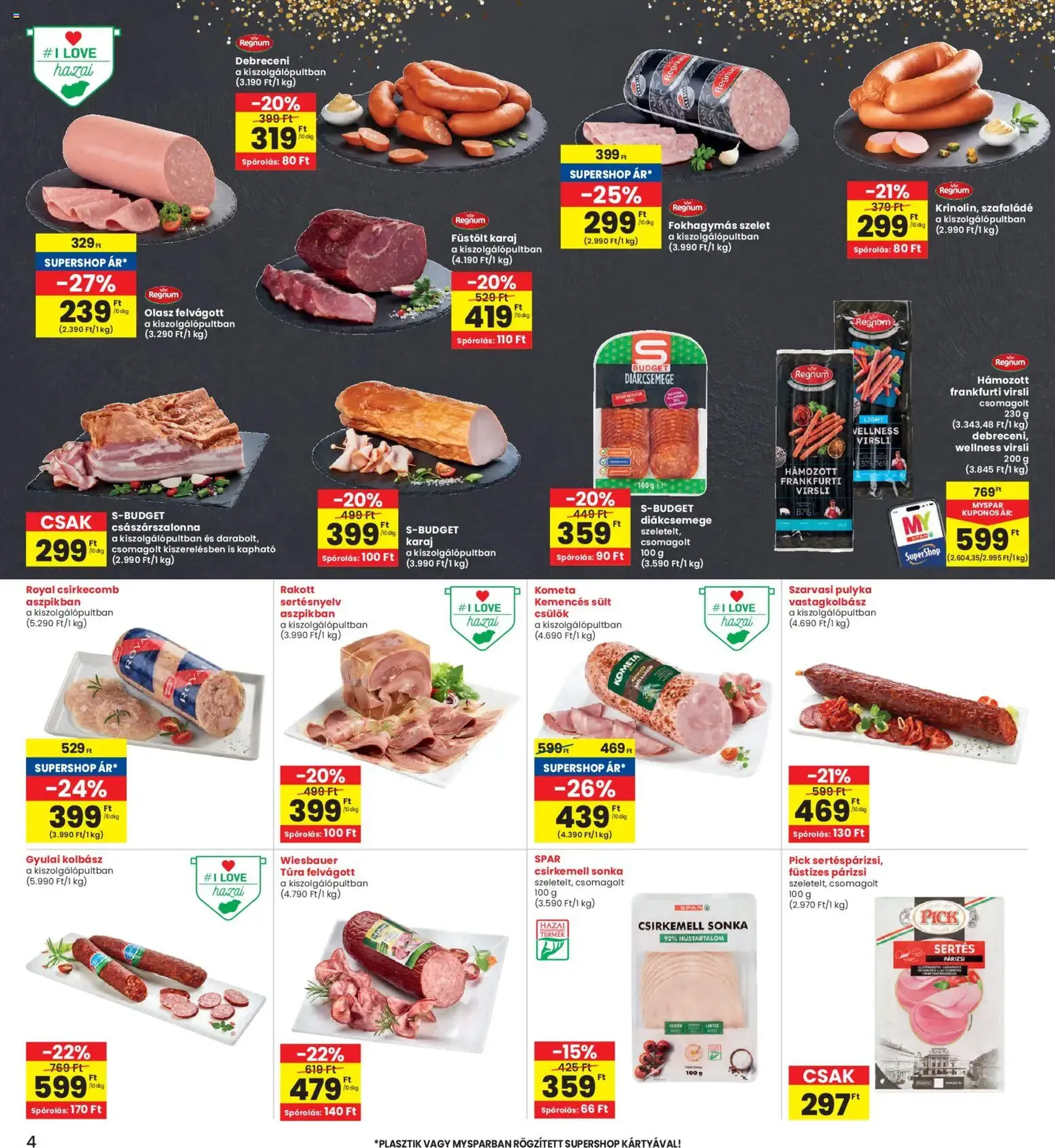 Interspar Akciós újság - 2026.02.12. érvényes szórólap 4 oldal 20 oldalból