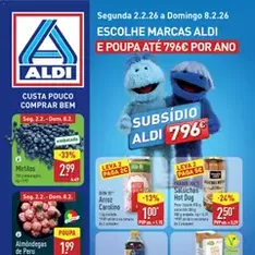 Aldi folheto - pré-visualização do folheto, válido a partir de 02/02/2026