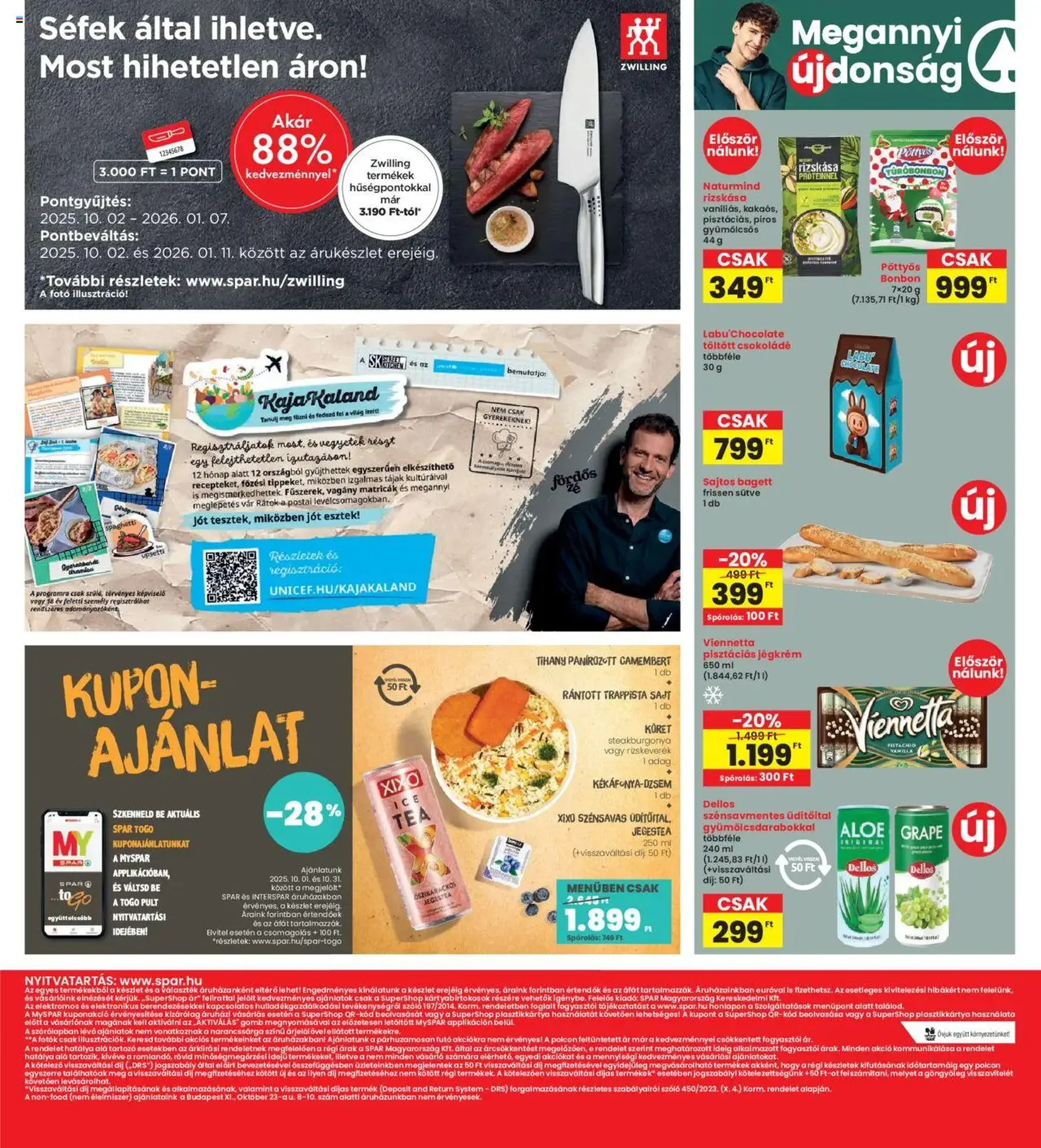 Interspar Akciós újság - 2025.10.02. érvényes szórólap 17 oldal 18 oldalból Interspar Akciós újság - 2025.10.02. érvényes szórólap 17 oldal 18 oldalból