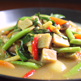 Recipe preview Vegan Vegetable Tofu Stir Fry with Sauce