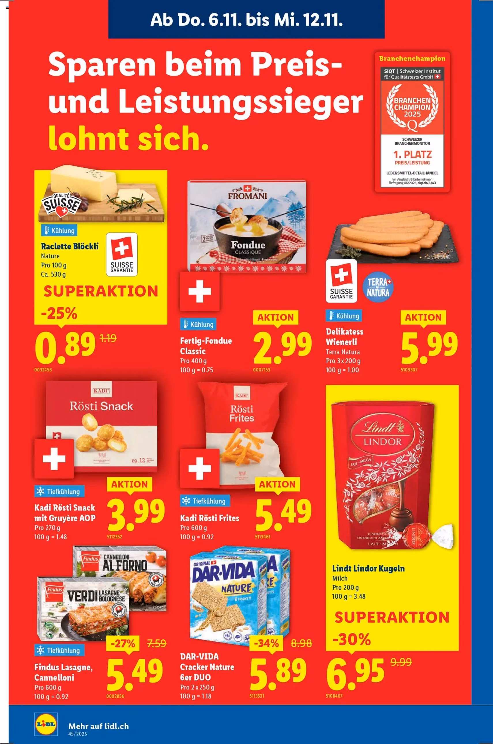 Lidl Aktionen - Gültiger Prospekt ab 06.11.2025, Seite 8 von insgesamt 32