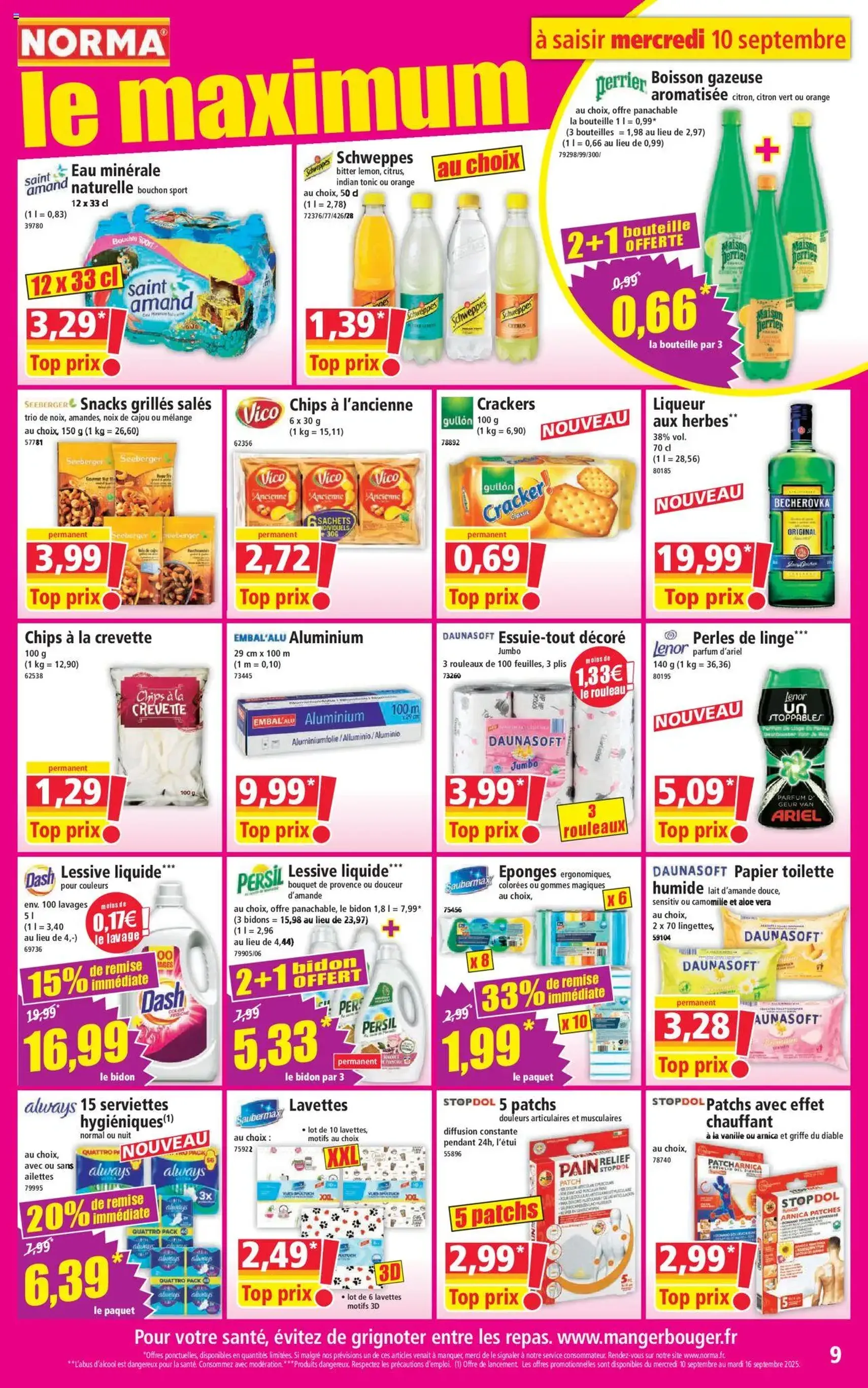 Norma catalogue - brochure valable à partir du 10/09/2025, page 9 sur 14