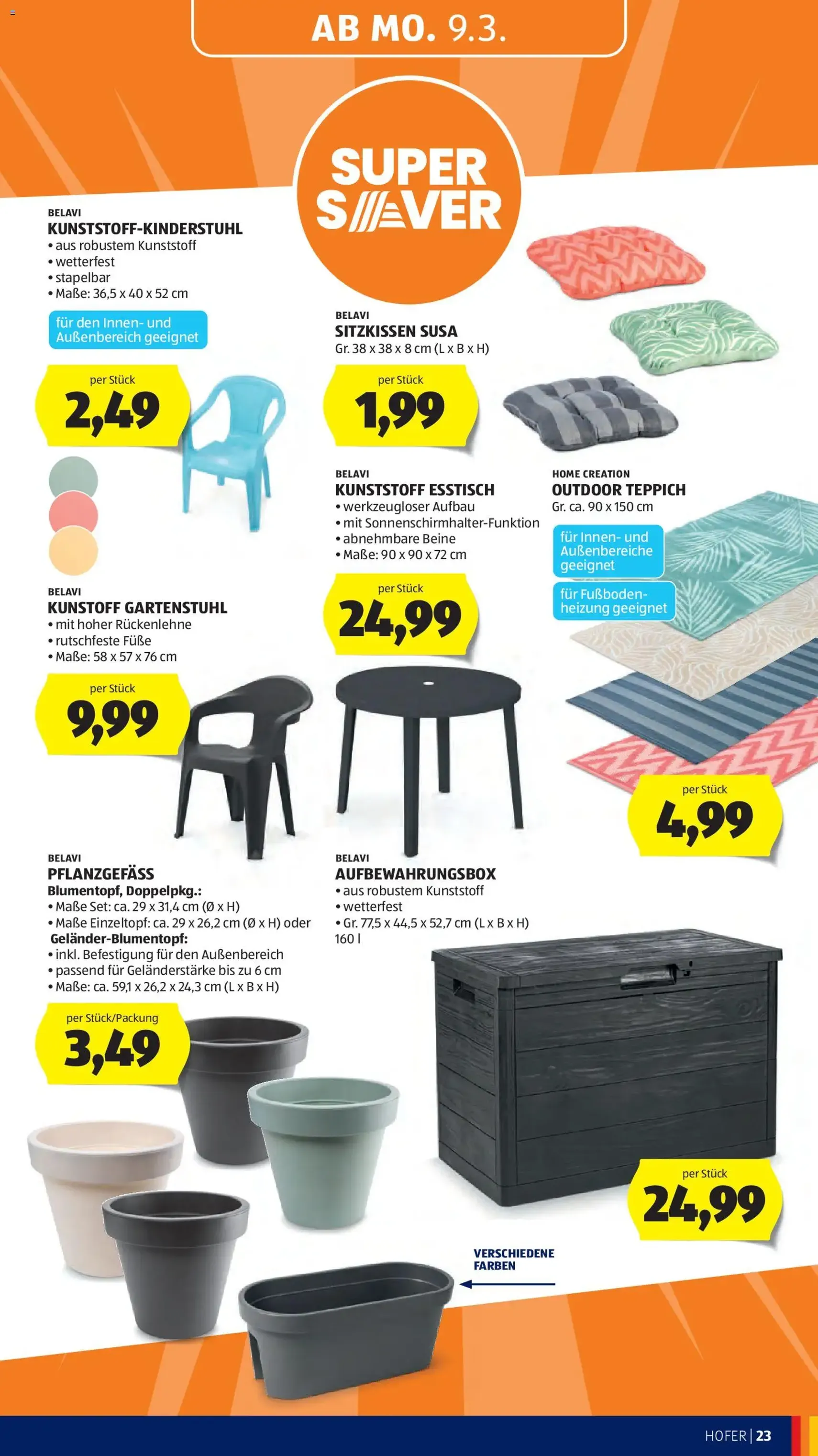 Hofer Flugblatt - Gültiger Prospekt ab 04.03.2026, Seite 31 von insgesamt 45