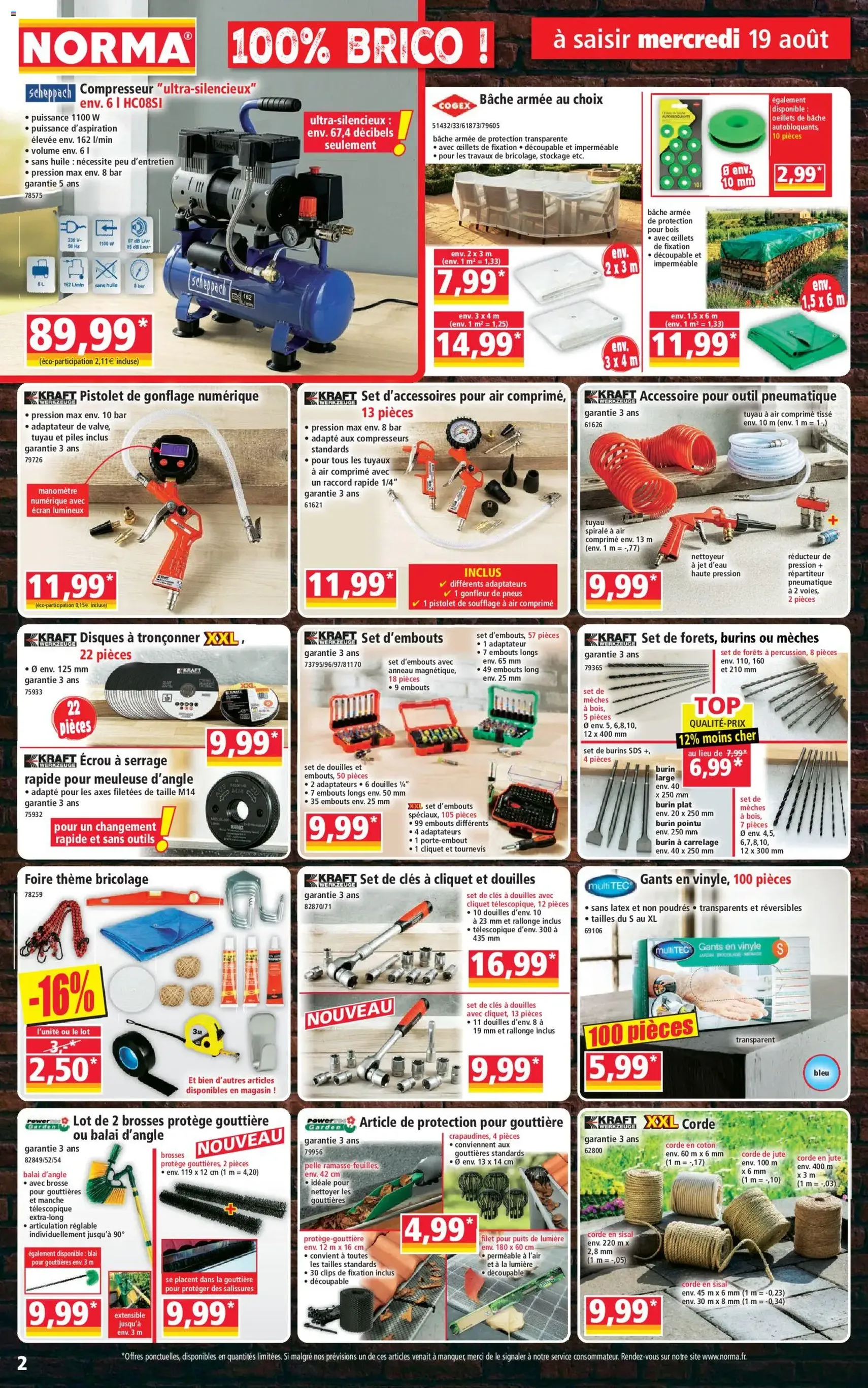 Norma catalogue - brochure valable à partir du 19/08/2026, page 2 sur 12