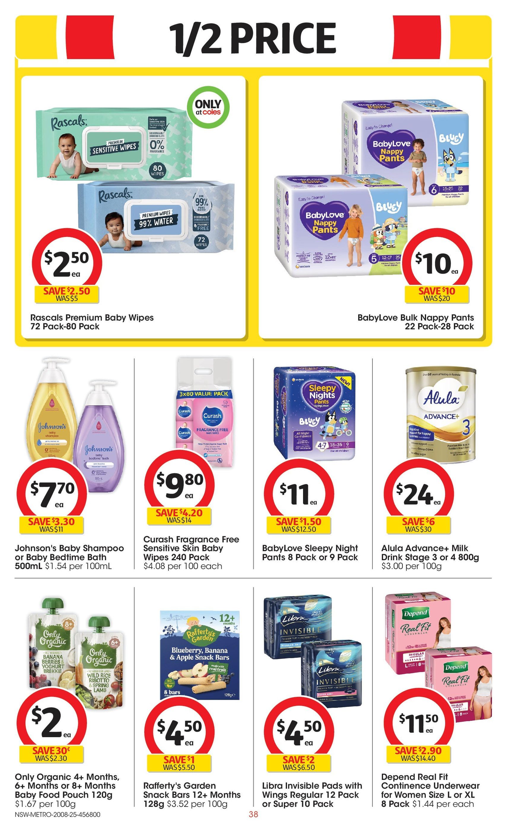 Coles Catalogue NSW - valid flyer from 20/08/2025, page 38 of 45 Coles Catalogue NSW - valid flyer from 20/08/2025, page 38 of 45