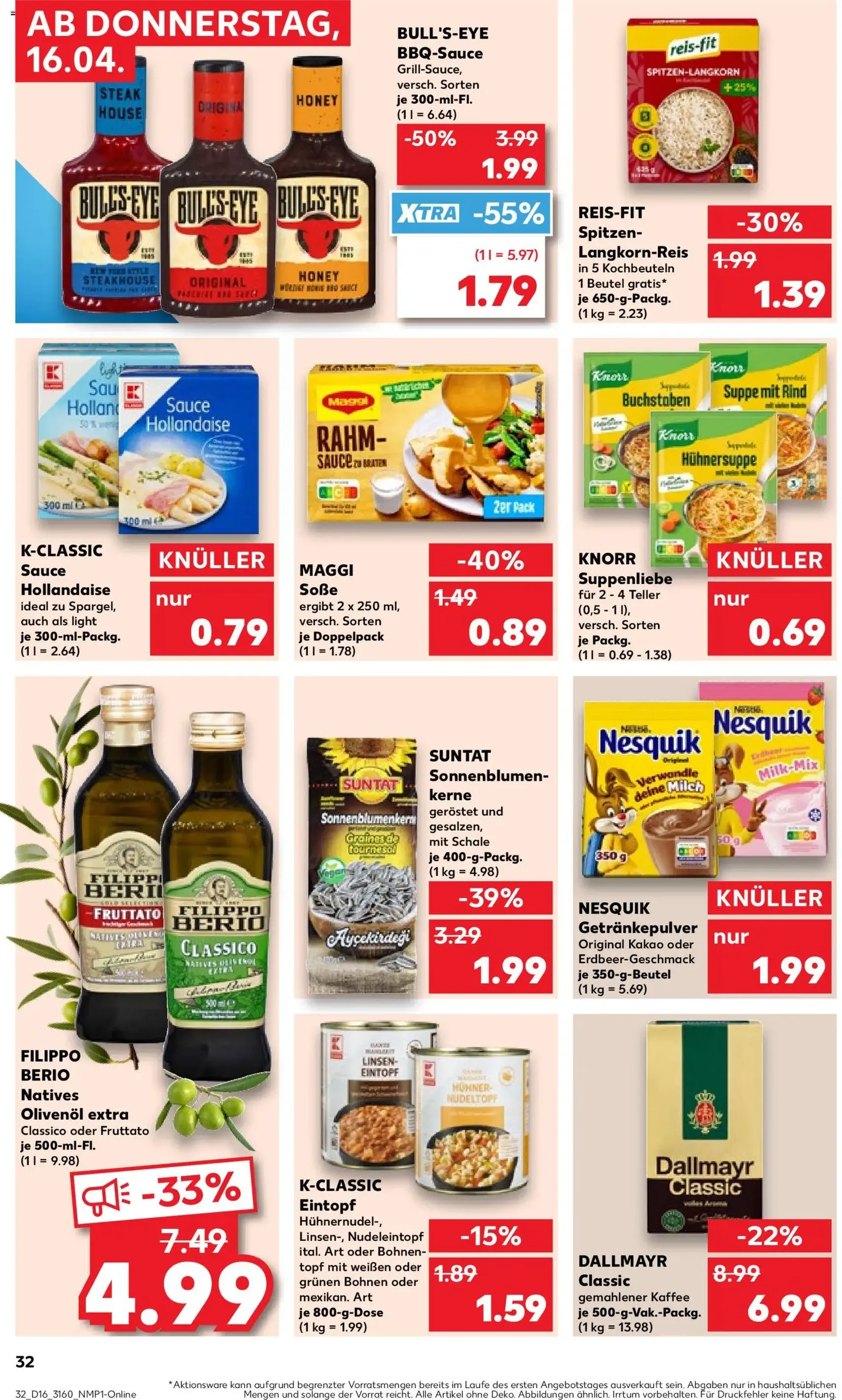 Kaufland Prospekt - Gültiger Prospekt ab 16.04.2026, Seite 32 von insgesamt 58