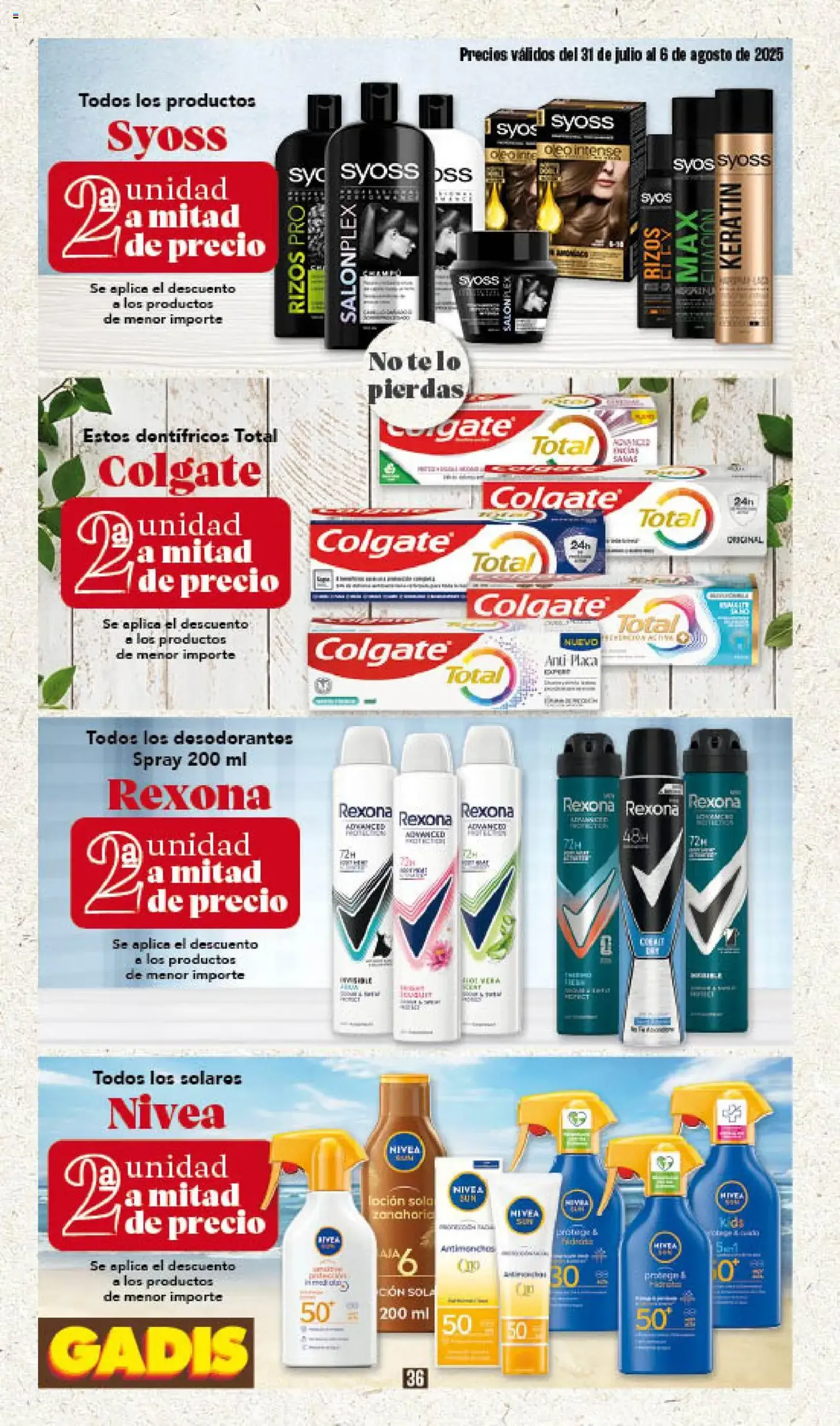 Gadis folleto - folleto válido desde 31/07/2025 página 36 de 40 Gadis folleto - folleto válido desde 31/07/2025 página 36 de 40