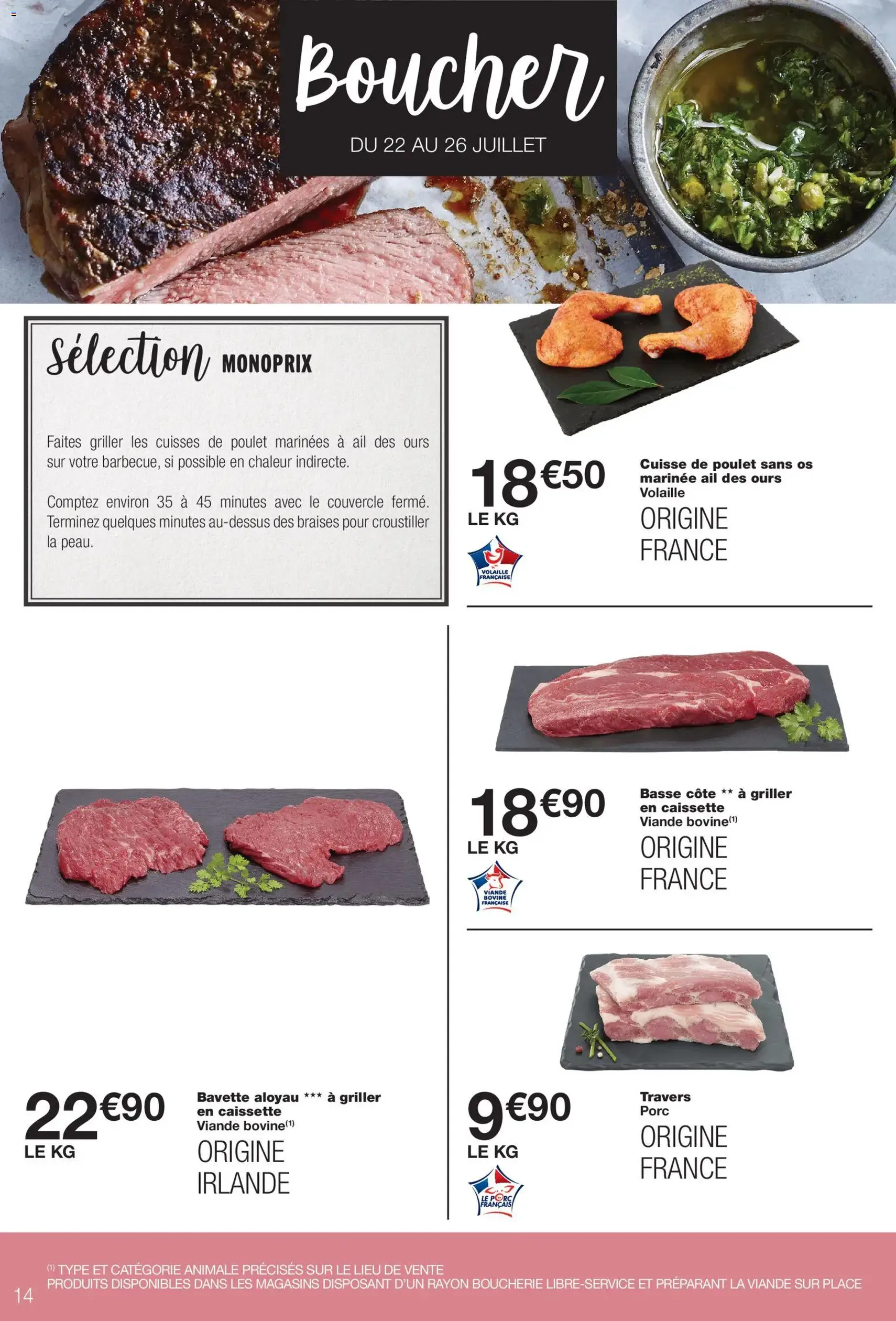 Monoprix catalogue - brochure valable à partir du 14/07/2026, page 14 sur 48