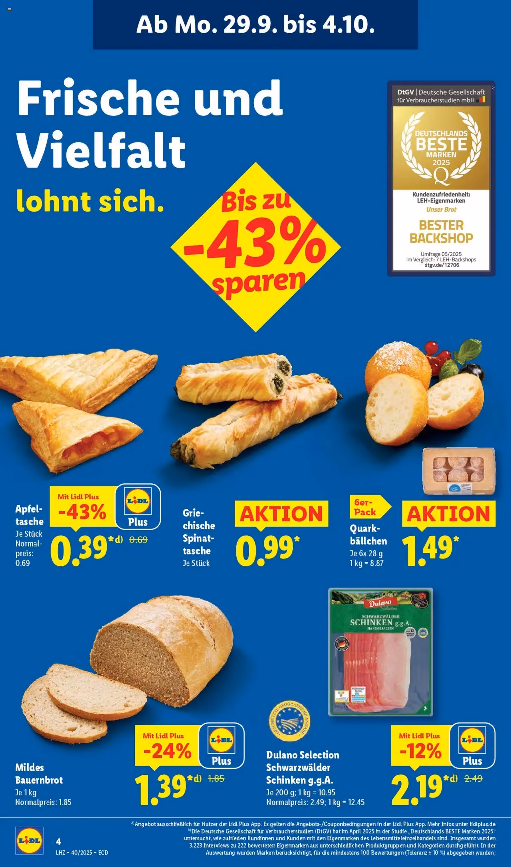 Lidl Prospekt - Gültiger Prospekt ab 29.09.2025, Seite 8 von insgesamt 66