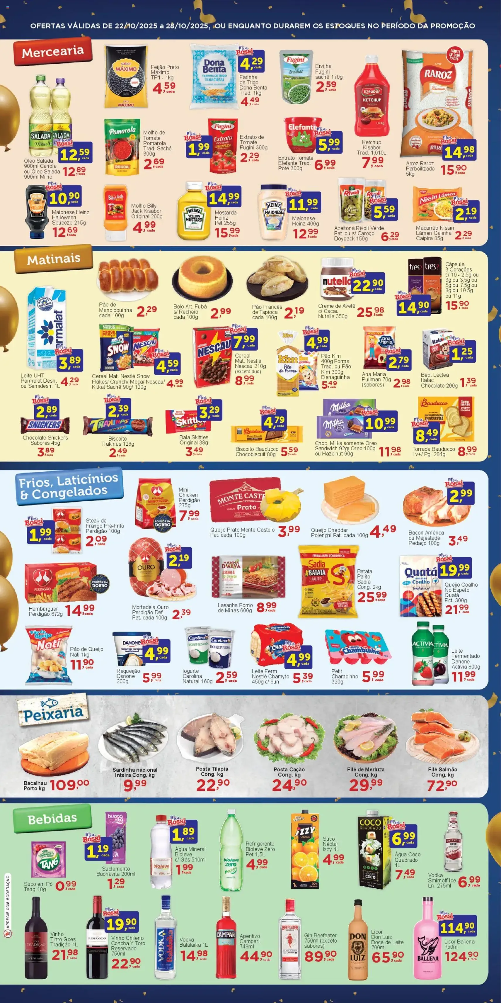 Rossi Supermercados - Ofertas da semana - folheto válido a partir de 22/10/2025 página 2 de 4