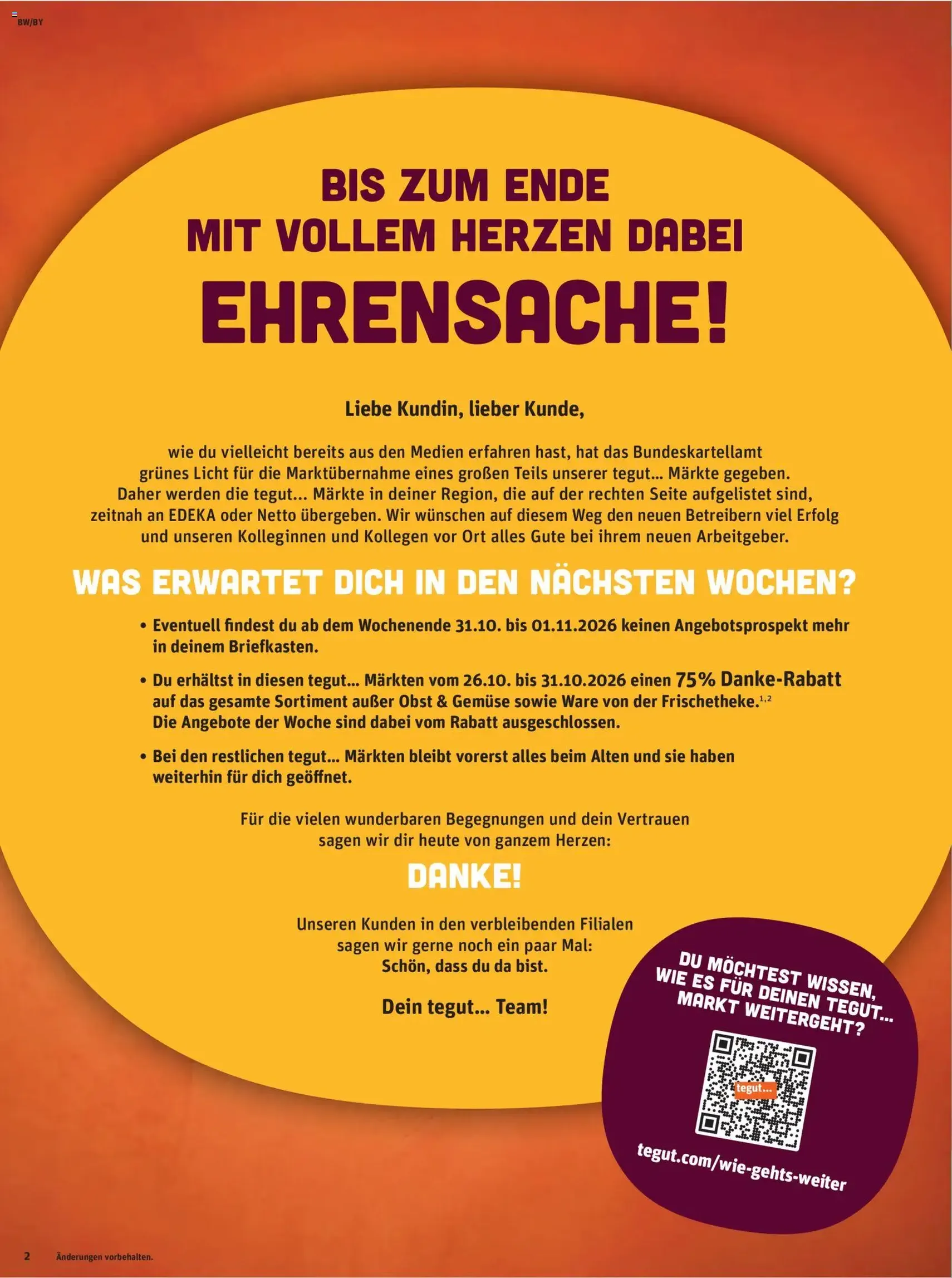 Tegut Prospekt - Gültiger Prospekt ab 26.10.2026, Seite 4 von insgesamt 32