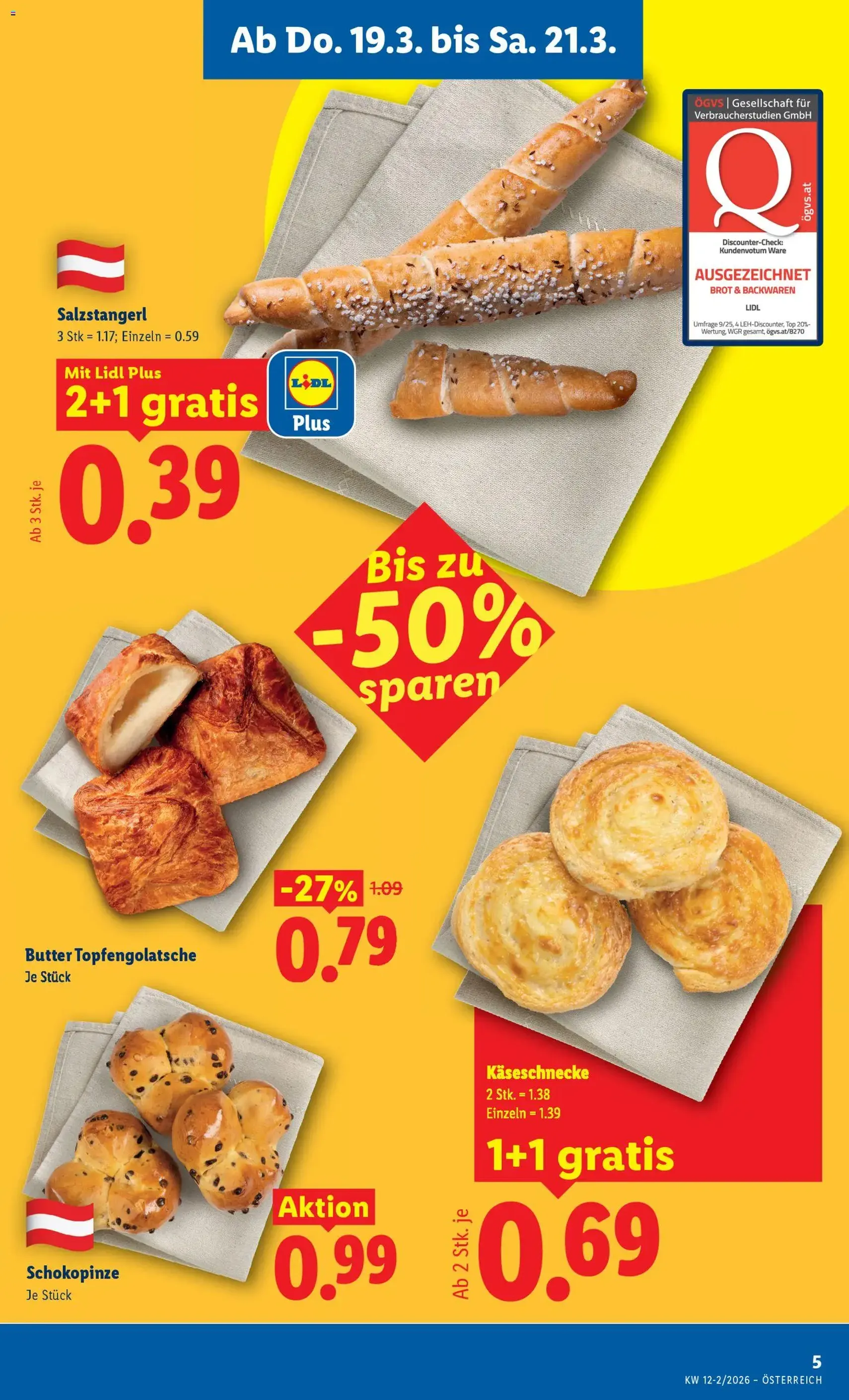 Lidl Flugblatt - Dornbirn, Feldkirch, Graz - Gültiger Prospekt ab 19.03.2026, Seite 7 von insgesamt 47