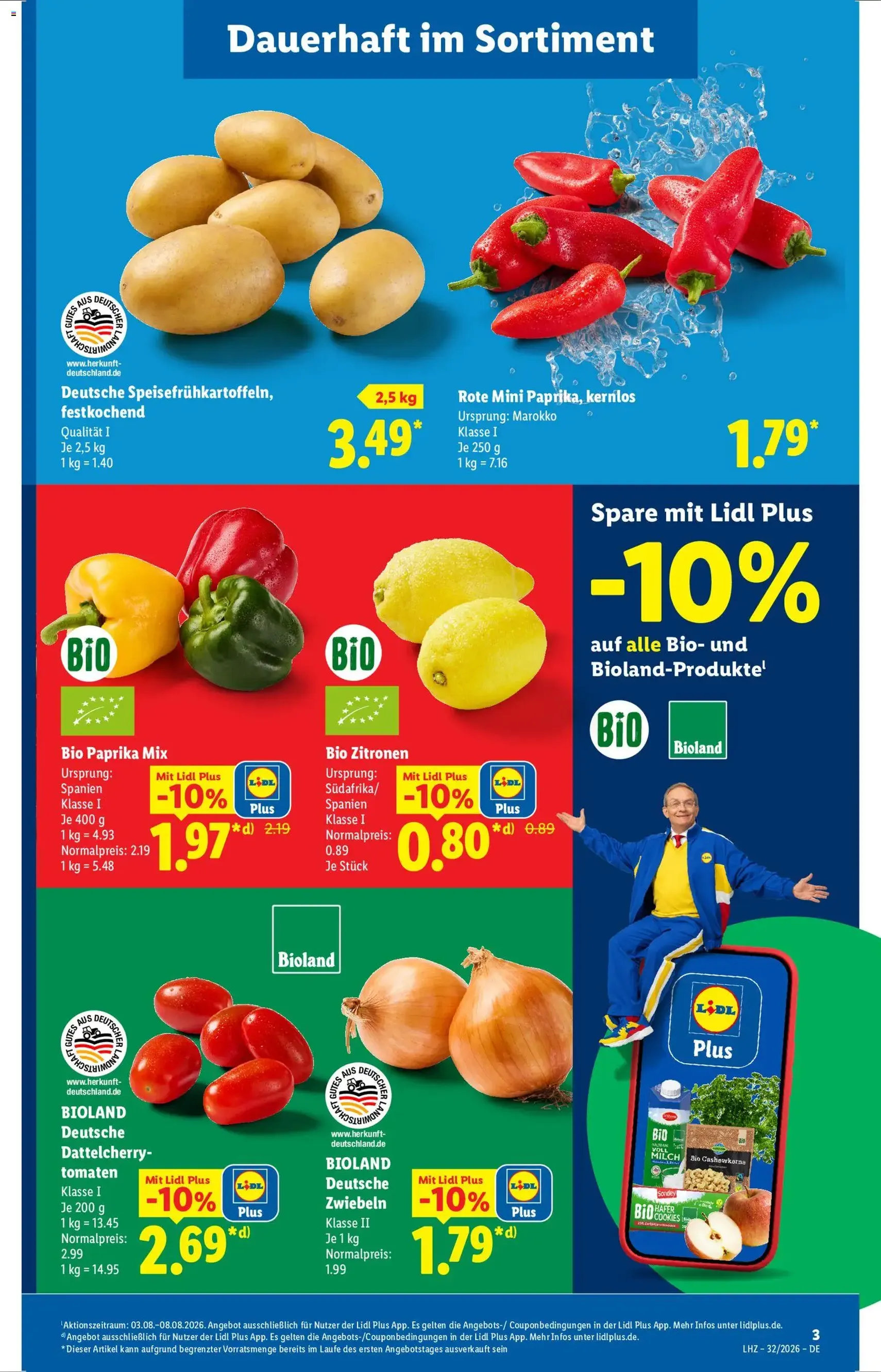 Lidl Prospekt - Gültiger Prospekt ab 03.08.2026, Seite 3 von insgesamt 69