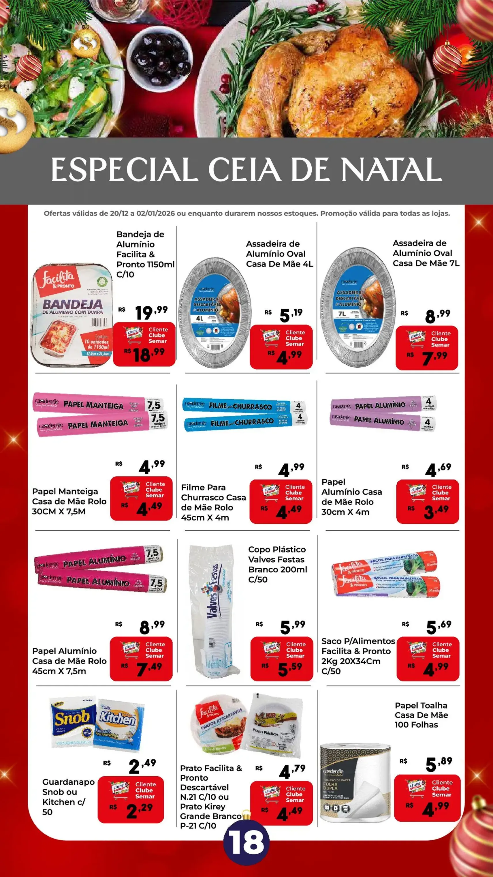 Semar Supermercado - Ofertas Revista Natal - folheto válido a partir de 20/12/2025 página 18 de 19