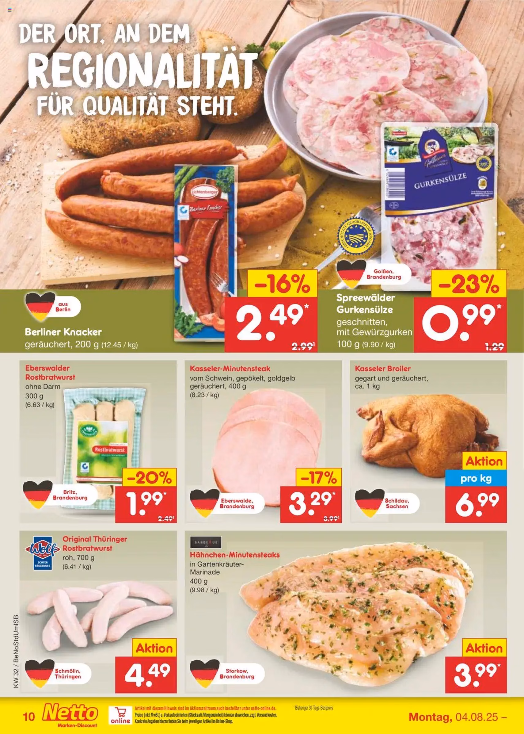 Netto Marken-Discount Prospekt - Gültiger Prospekt ab 04.08.2025, Seite 12 von insgesamt 61 Netto Marken-Discount Prospekt - Gültiger Prospekt ab 04.08.2025, Seite 12 von insgesamt 61
