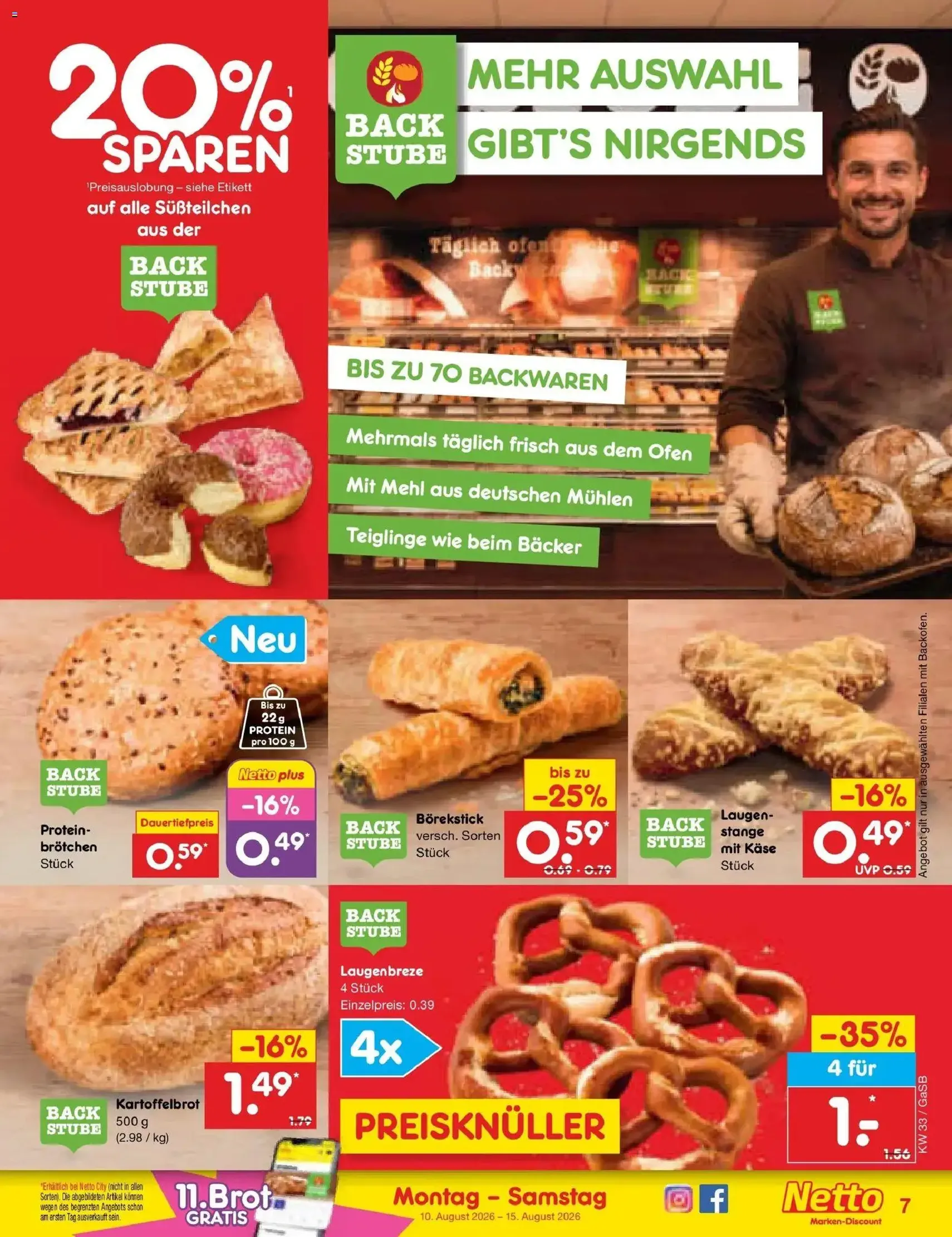 Netto Marken-Discount Prospekt - Gültiger Prospekt ab 10.08.2026, Seite 7 von insgesamt 63