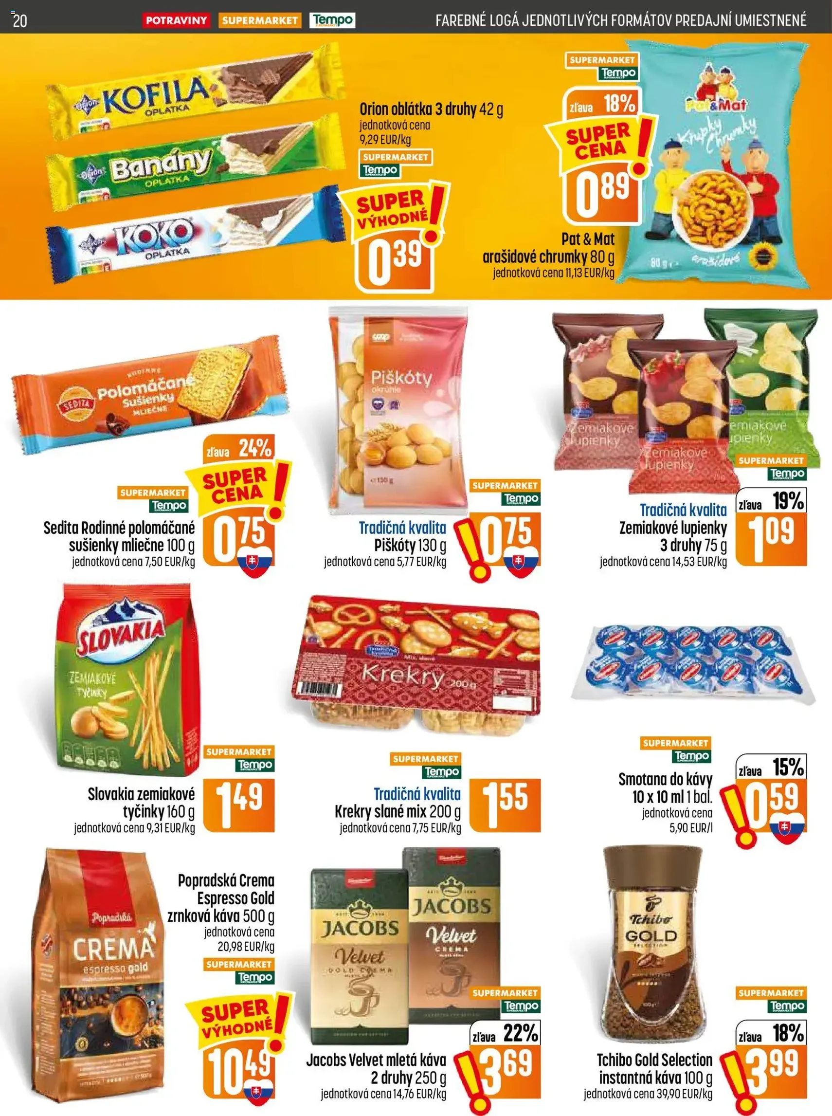 COOP Jednota leták - platný leták od 13.08.2026 strana 20 z 28