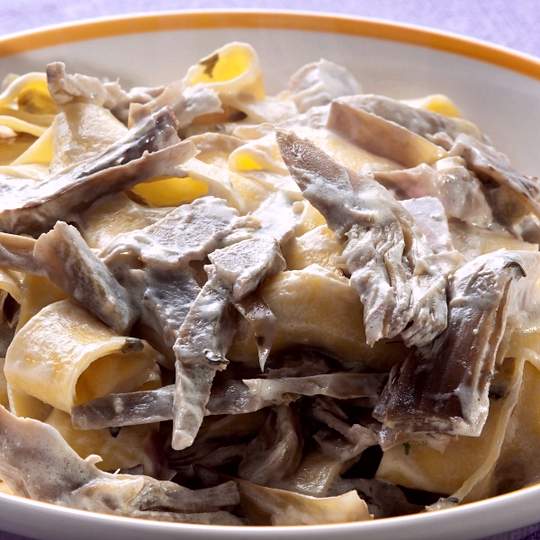 Anteprima ricetta Tagliatelle ai carciofi