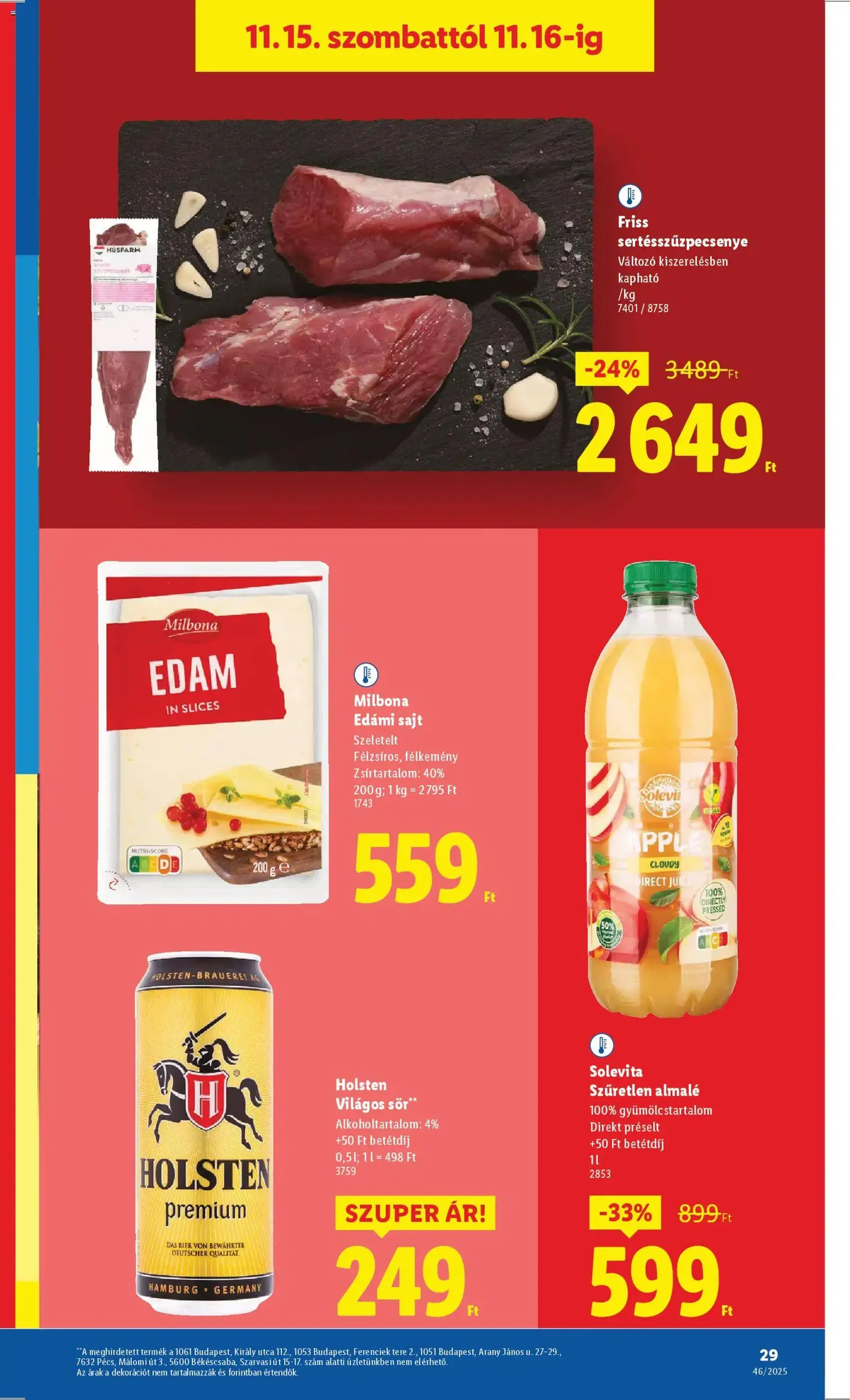 Lidl Akciós újság - 2025.11.13. érvényes szórólap 29 oldal 52 oldalból