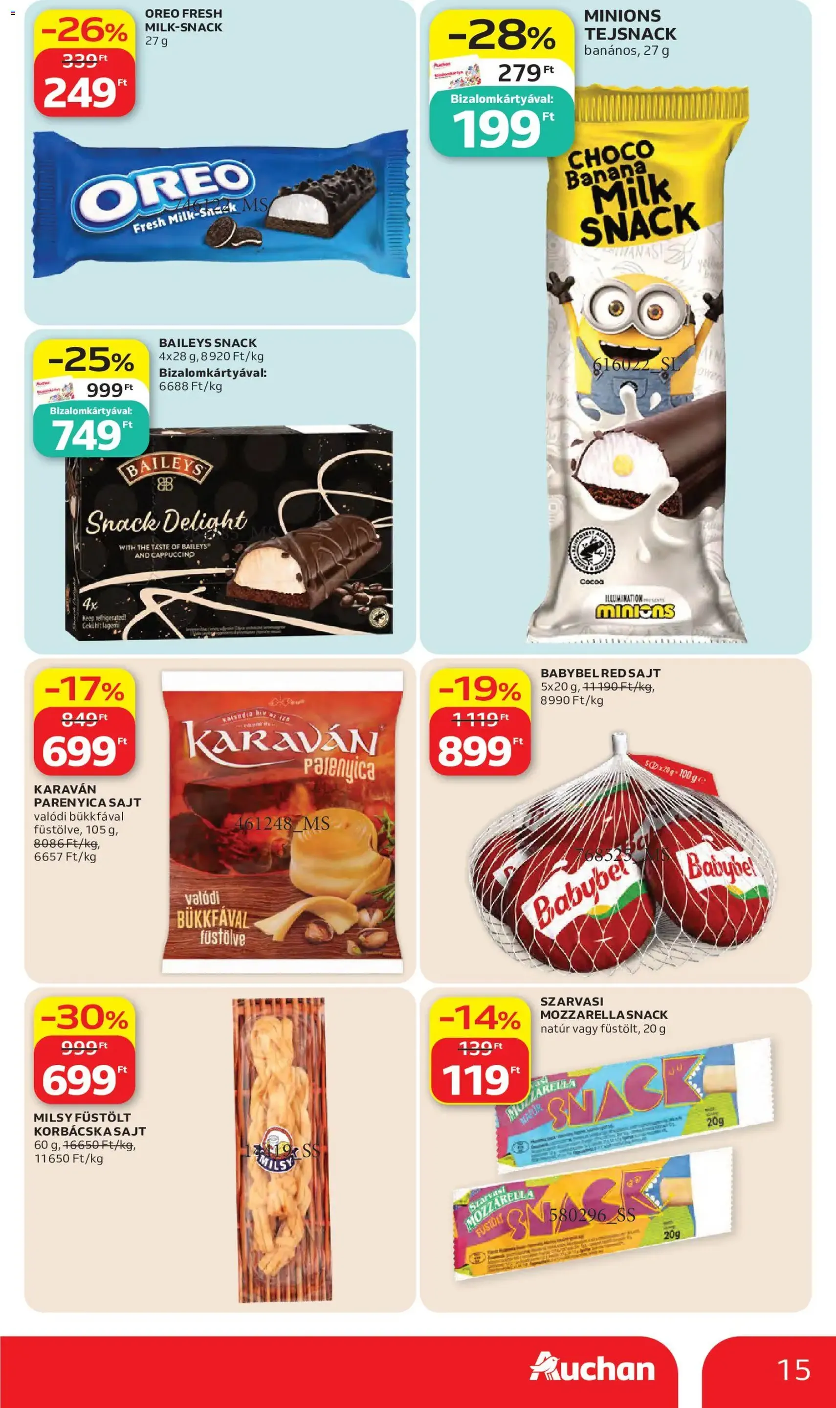 Auchan akciós újság - 2026.05.28. érvényes szórólap 15 oldal 58 oldalból
