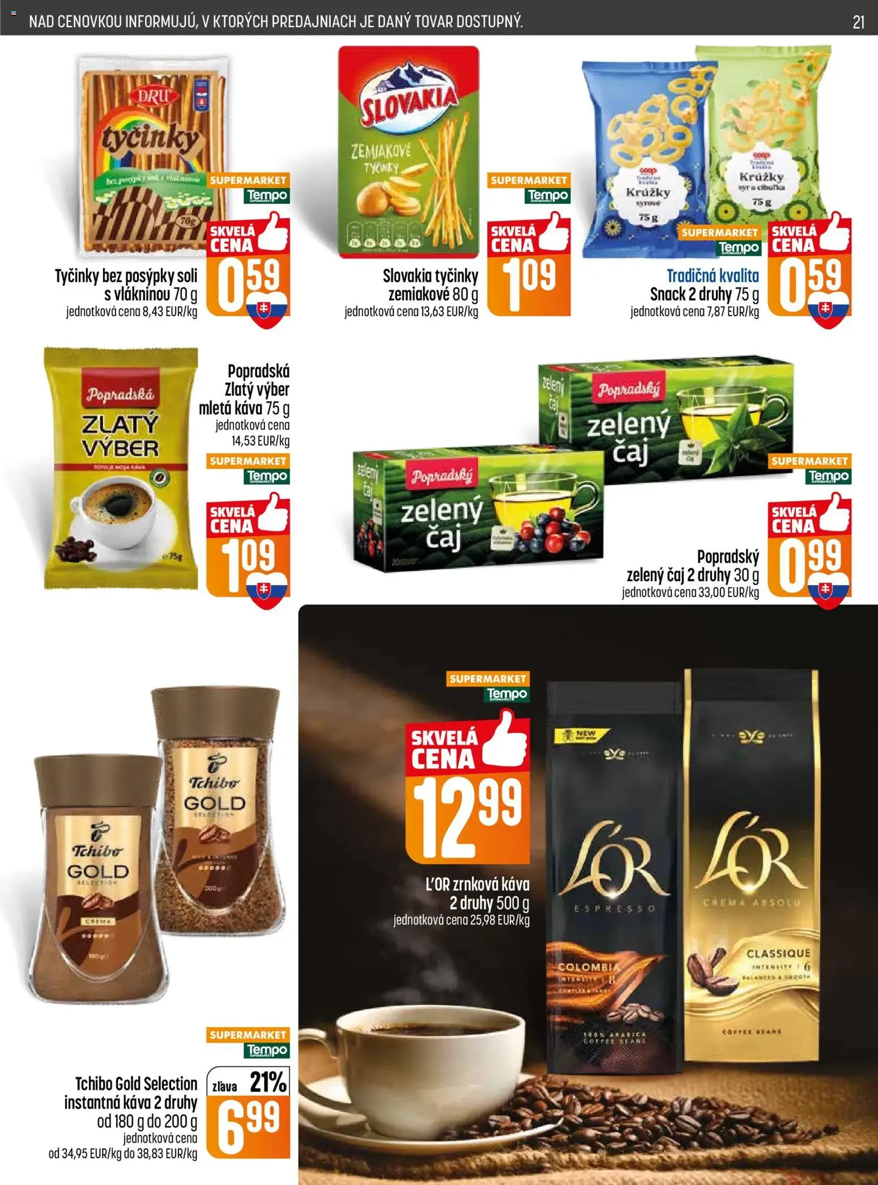 COOP Jednota leták - platný leták od 16.04.2026 strana 21 z 29