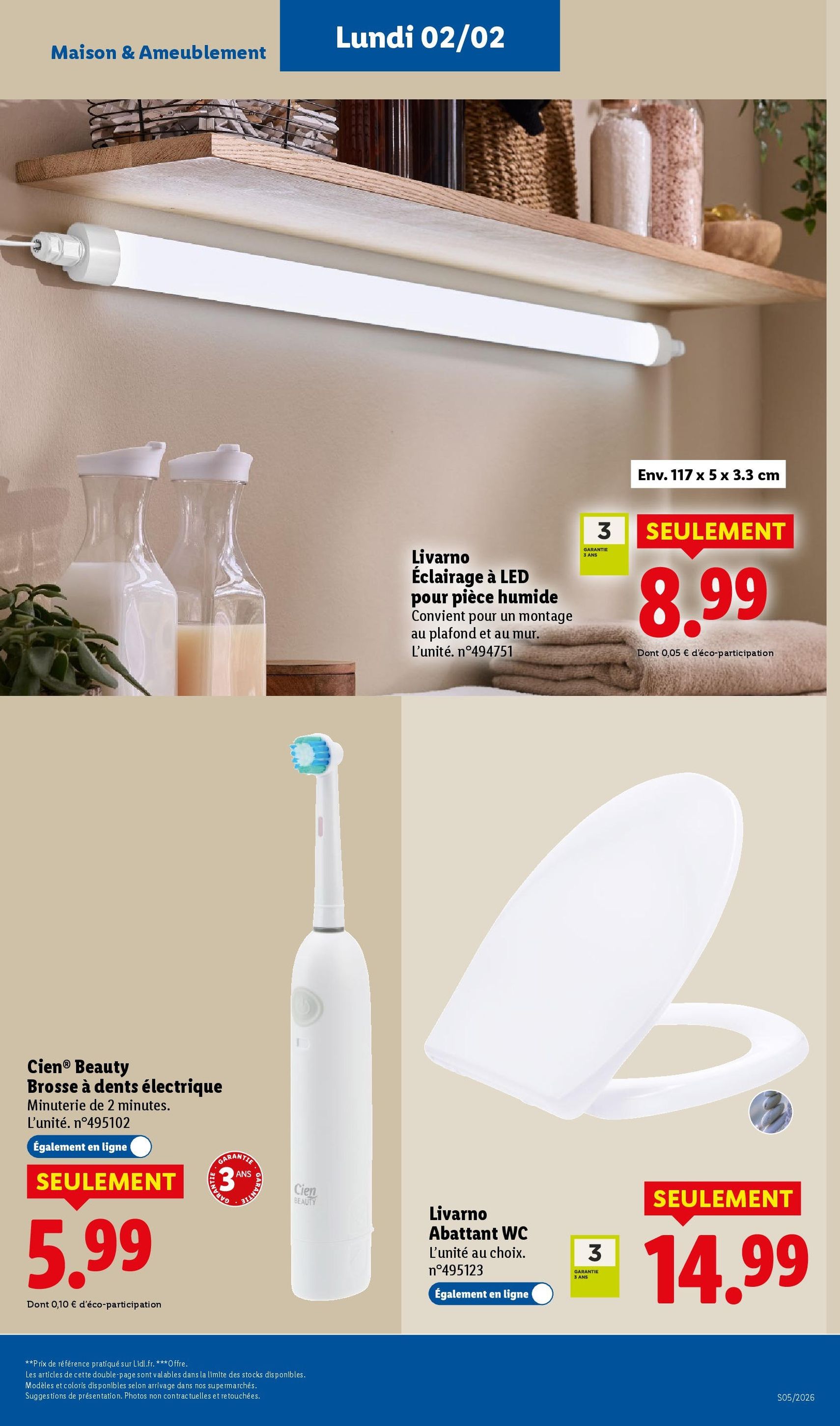 LIDL catalogue semaine 5 - brochure valable à partir du 29/01/2026, page 61 sur 75