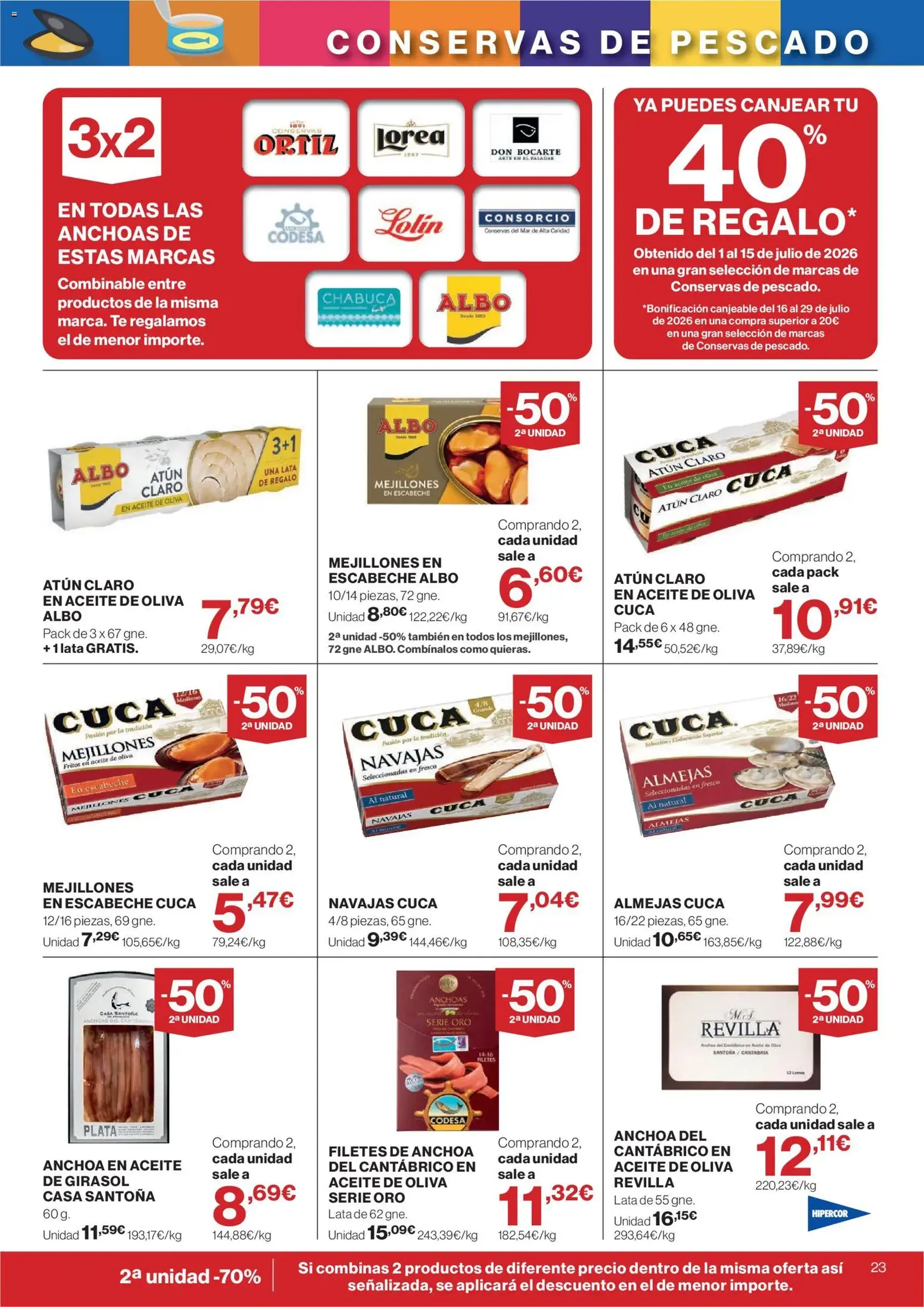 Hipercor catálogo - folleto válido desde 16/07/2026 página 23 de 56