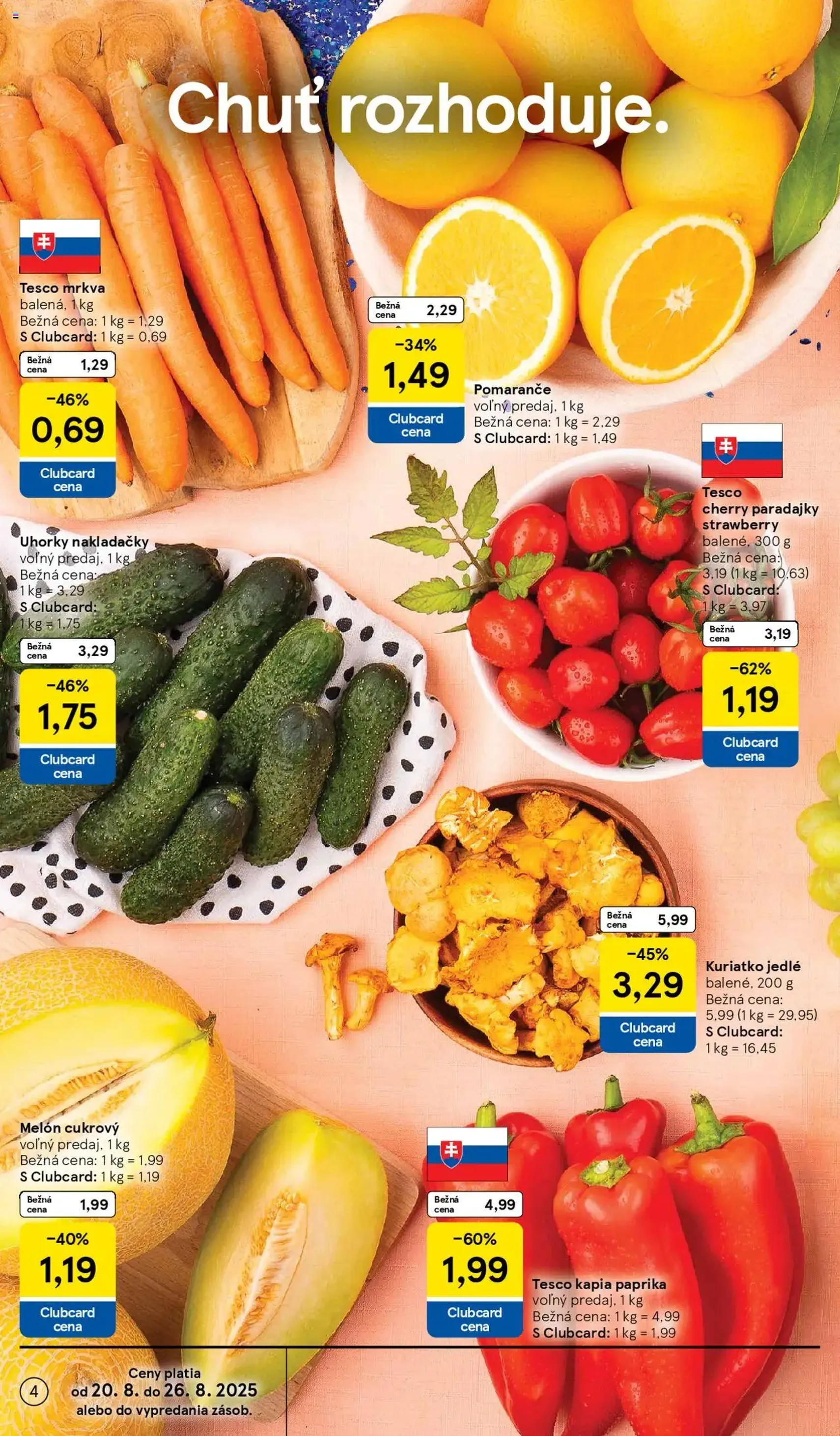 Tesco Hypermarket - leták - platný leták od 20.08.2025 strana 4 z 38