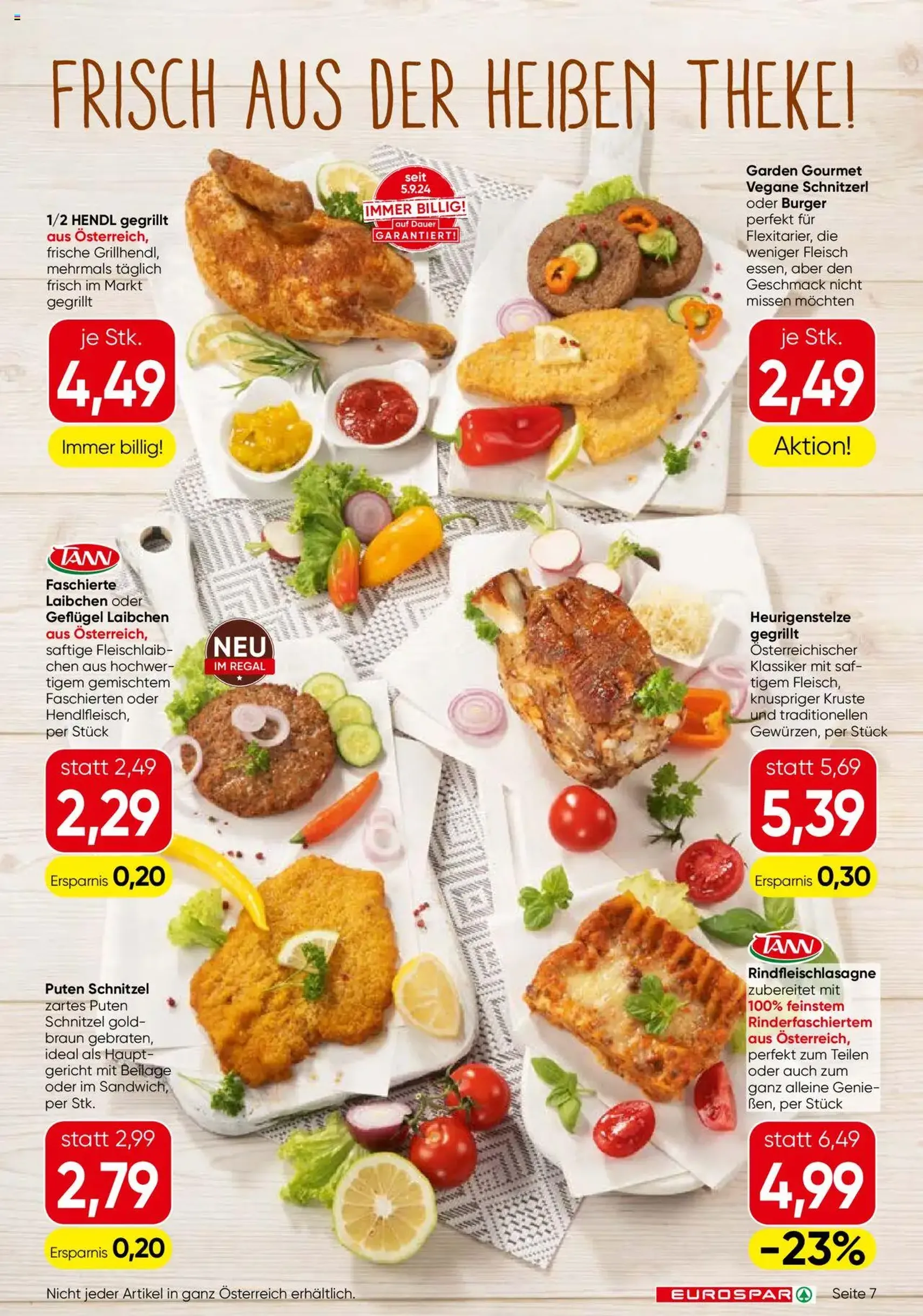 Eurospar Flugblatt - Gültiger Prospekt ab 11.09.2025, Seite 7 von insgesamt 16