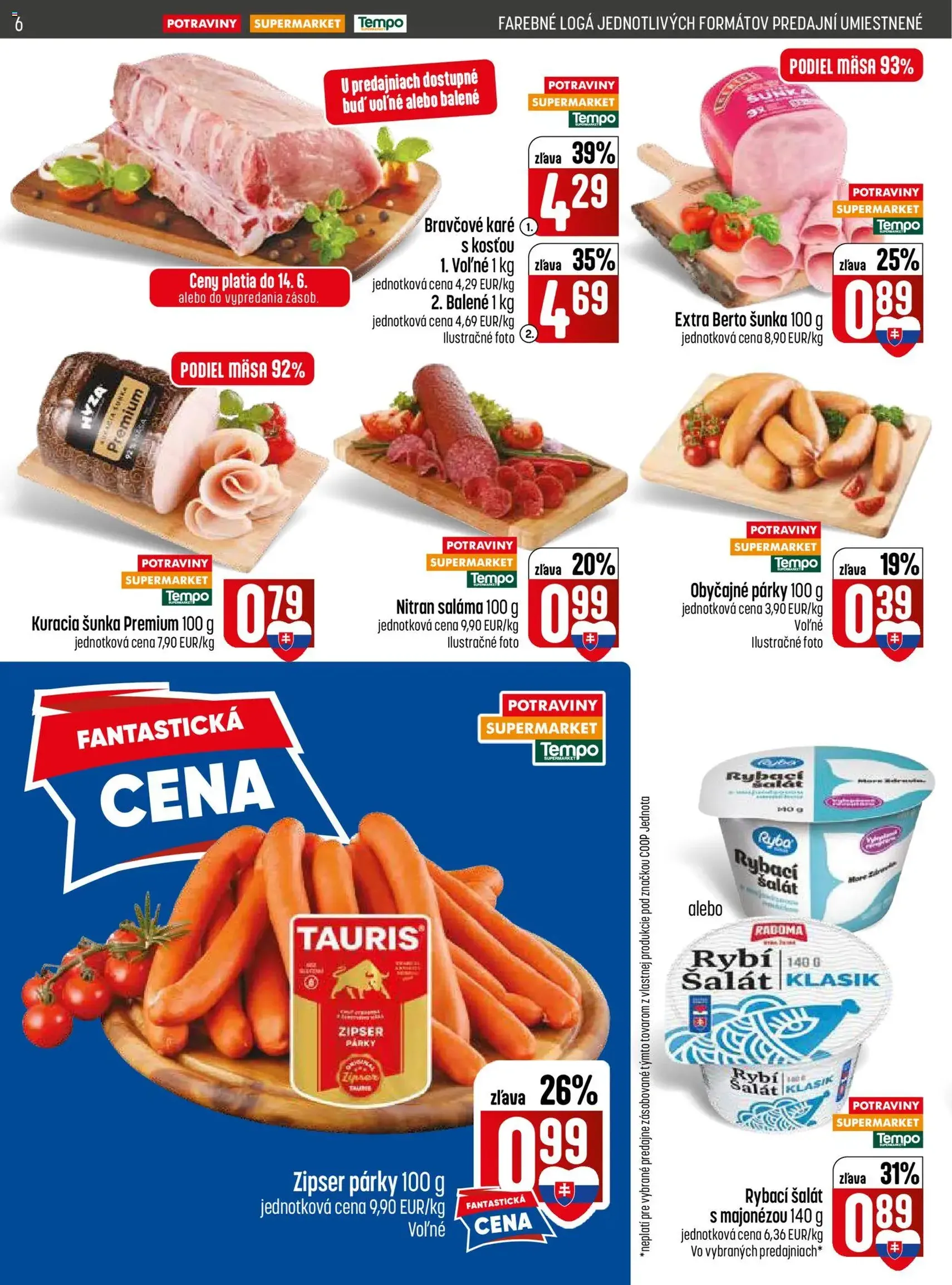 COOP Jednota leták - platný leták od 11.06.2026 strana 6 z 32