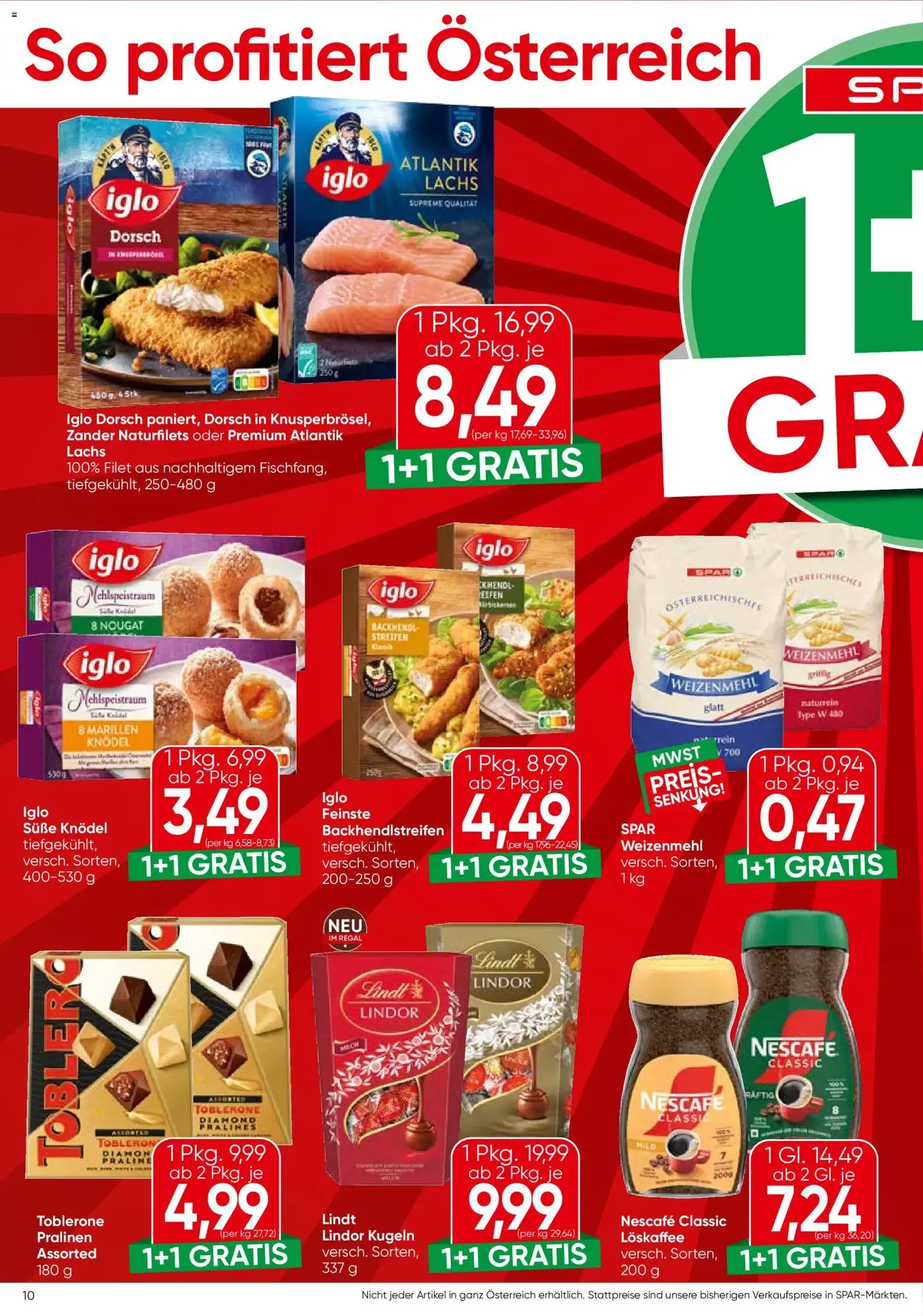 Spar - Flugblatt - Gültiger Prospekt ab 10.09.2026, Seite 10 von insgesamt 24