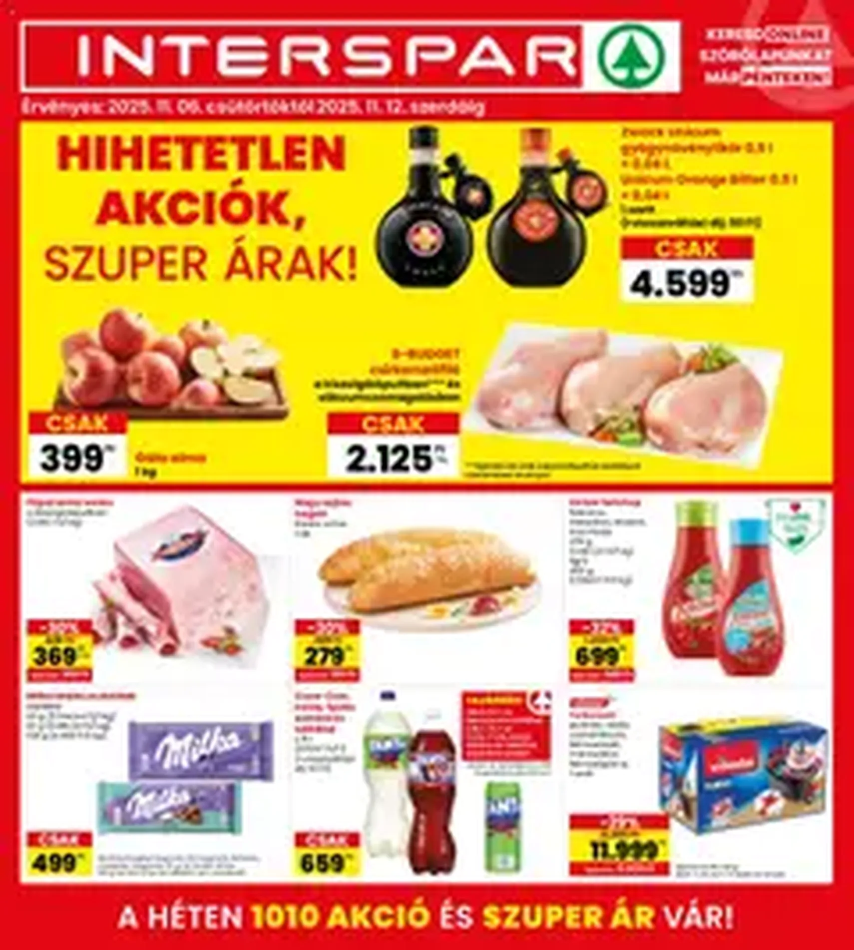 Interspar Black Friday - 2025.11.06. érvényes szórólap 1 oldal 1 oldalból