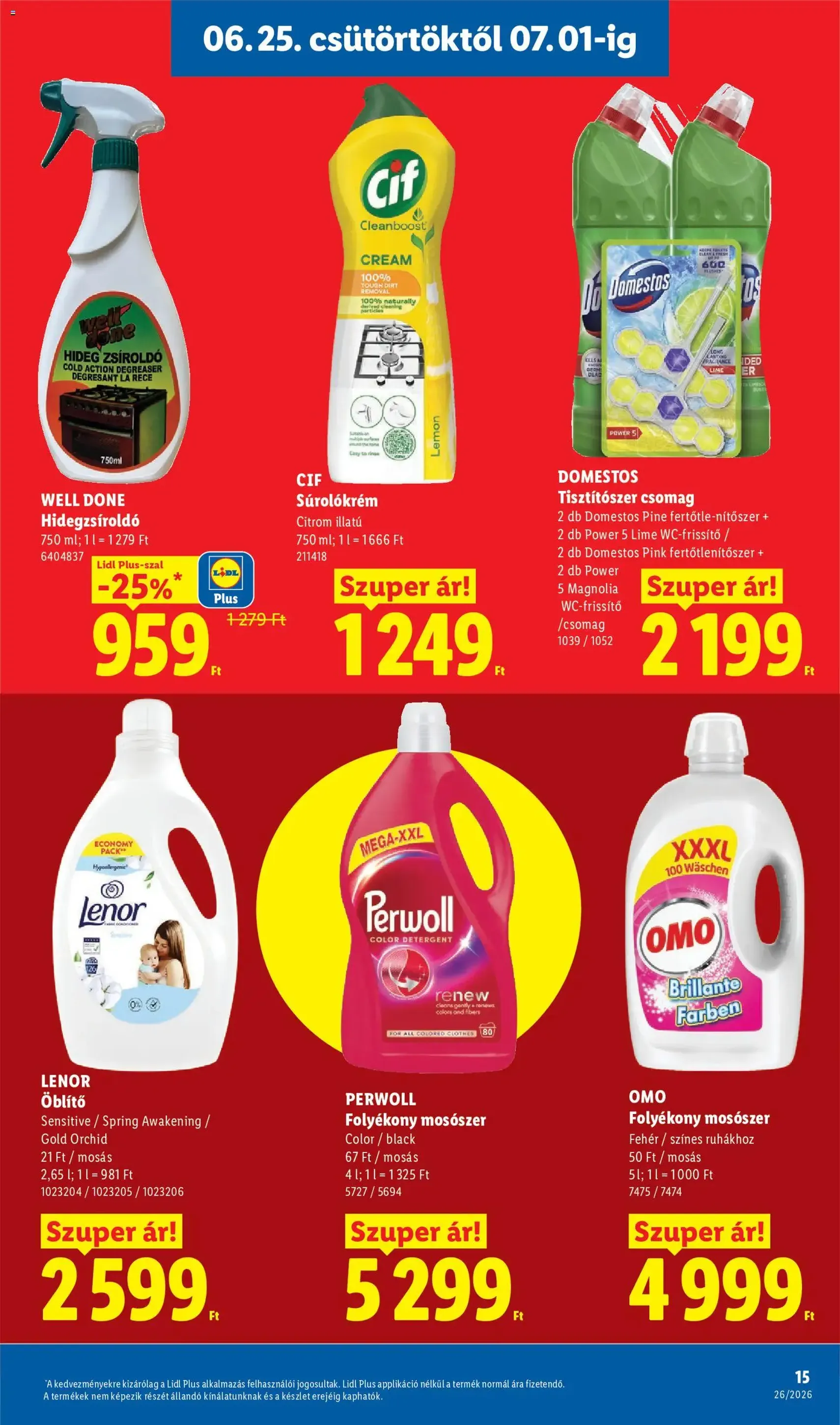 Lidl akciós újság - 2026.06.25. érvényes szórólap 15 oldal 74 oldalból