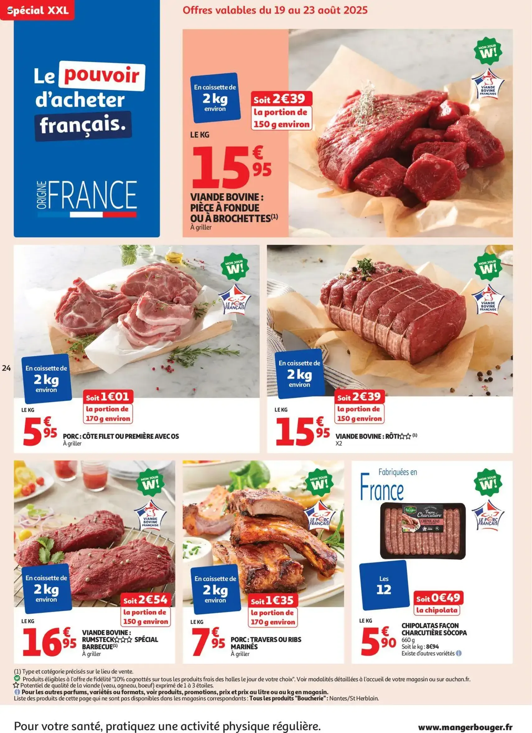 Auchan prospectus - brochure valable à partir du 19/08/2025, page 24 sur 46 Auchan prospectus - brochure valable à partir du 19/08/2025, page 24 sur 46