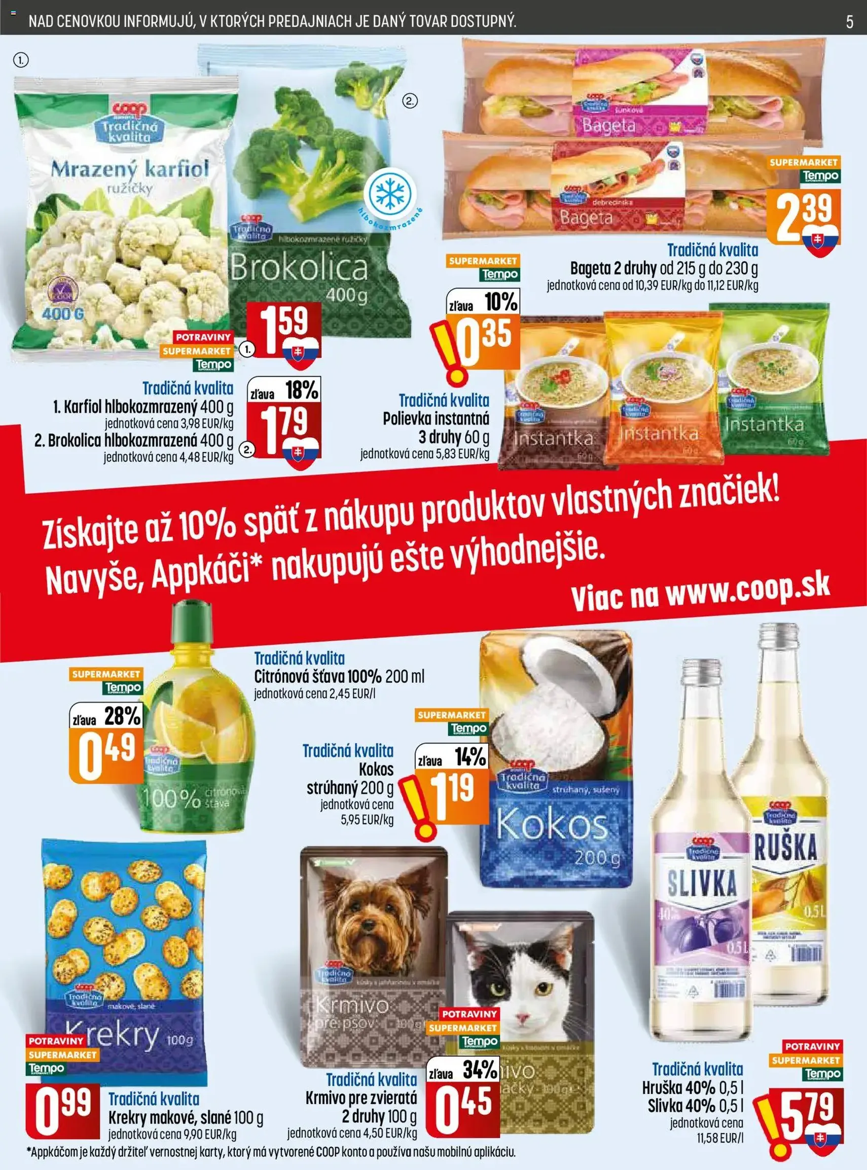 COOP Jednota leták - platný leták od 03.09.2026 strana 5 z 32