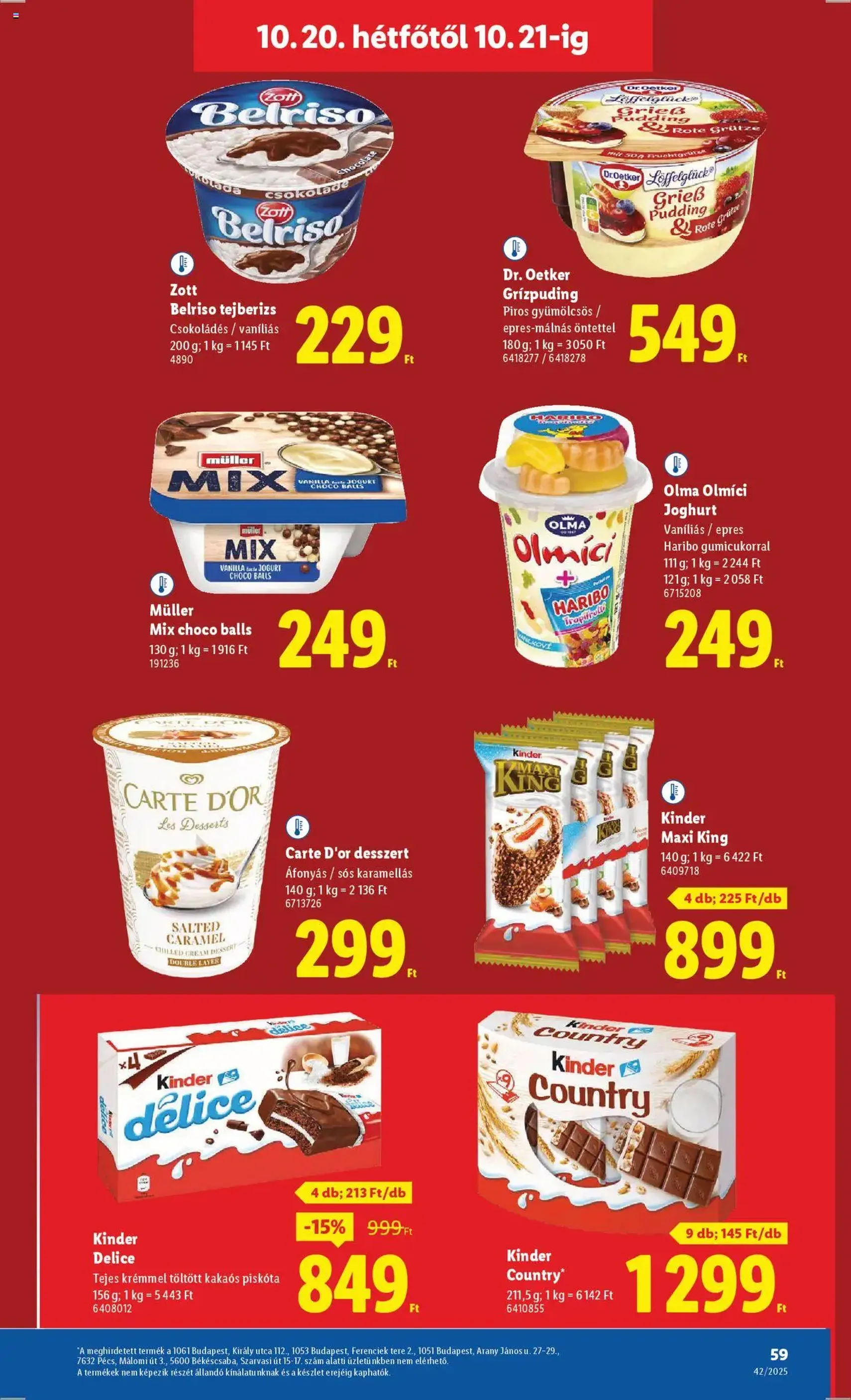 Lidl Akciós újság - 2025.10.16. érvényes szórólap 59 oldal 68 oldalból Lidl Akciós újság - 2025.10.16. érvényes szórólap 59 oldal 68 oldalból
