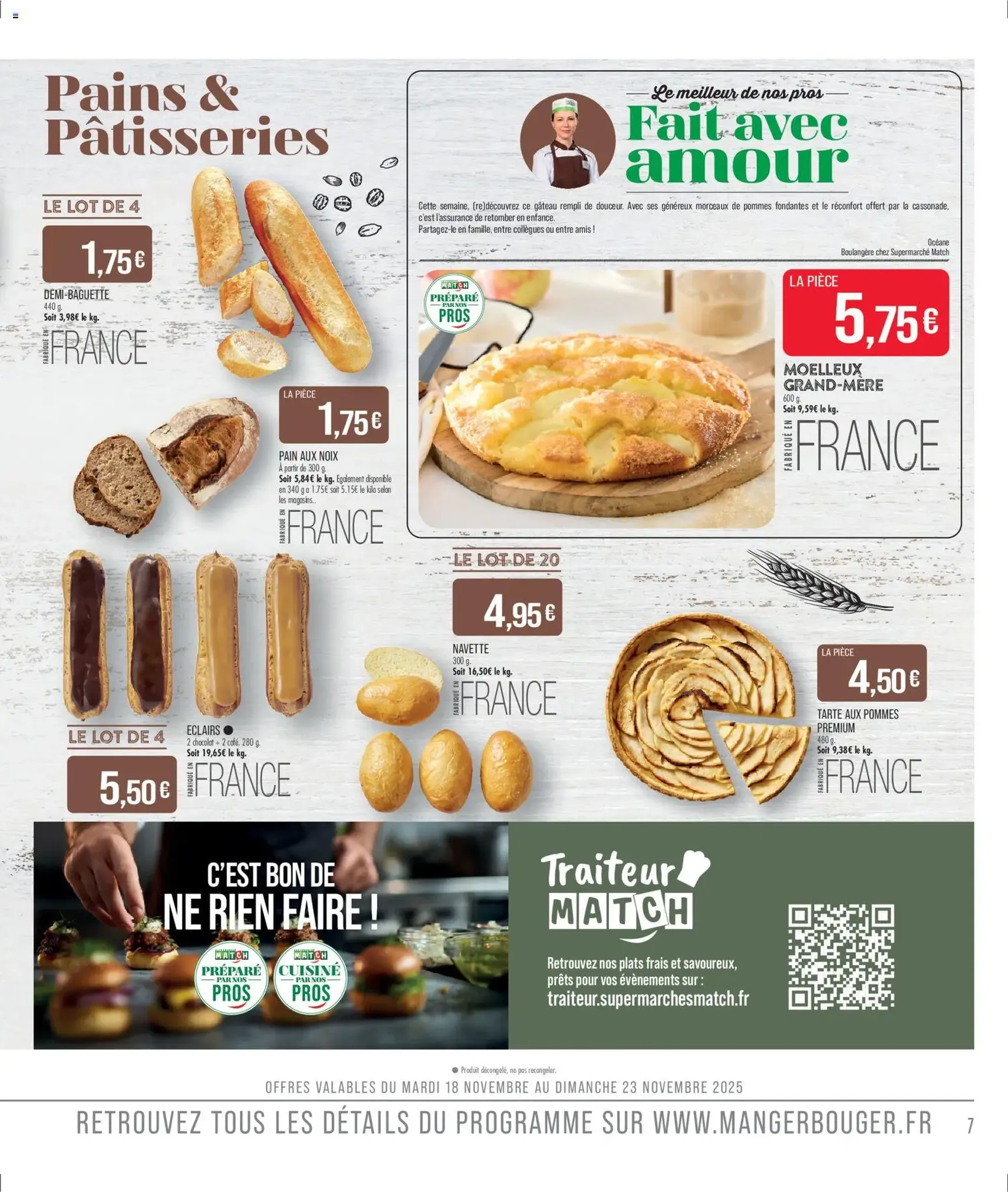 Match Supermarché catalogue - brochure valable à partir du 18/11/2025, page 7 sur 20