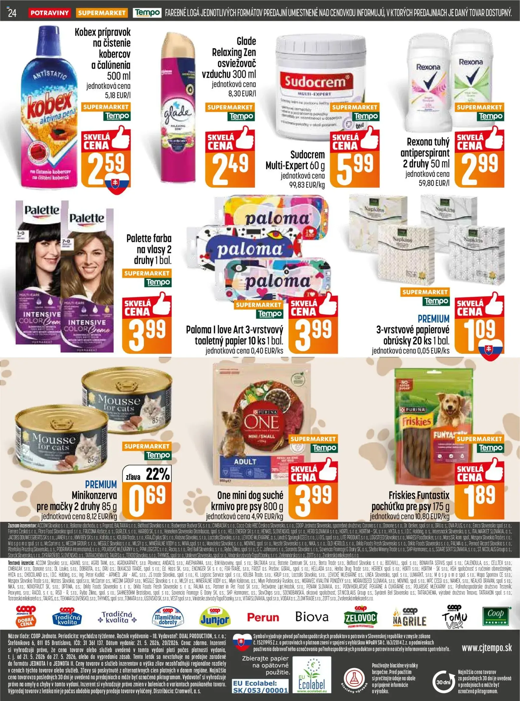 COOP Jednota leták - platný leták od 21.05.2026 strana 24 z 28