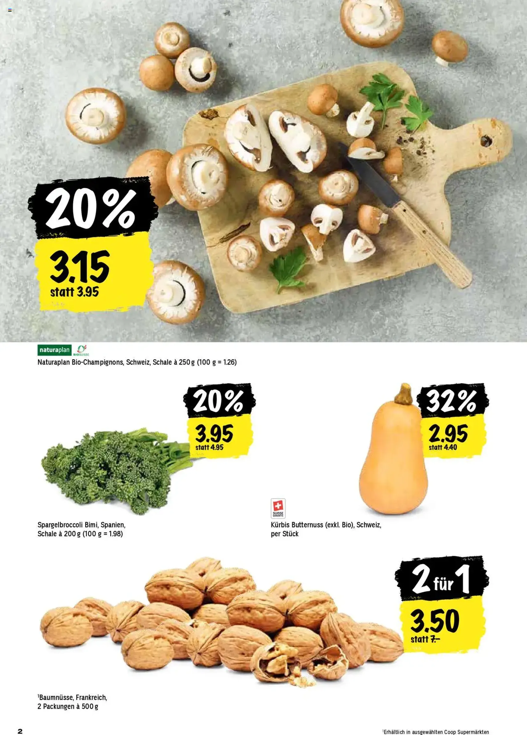 Coop Aktionen - Gültiger Prospekt ab 25.09.2025, Seite 2 von insgesamt 24