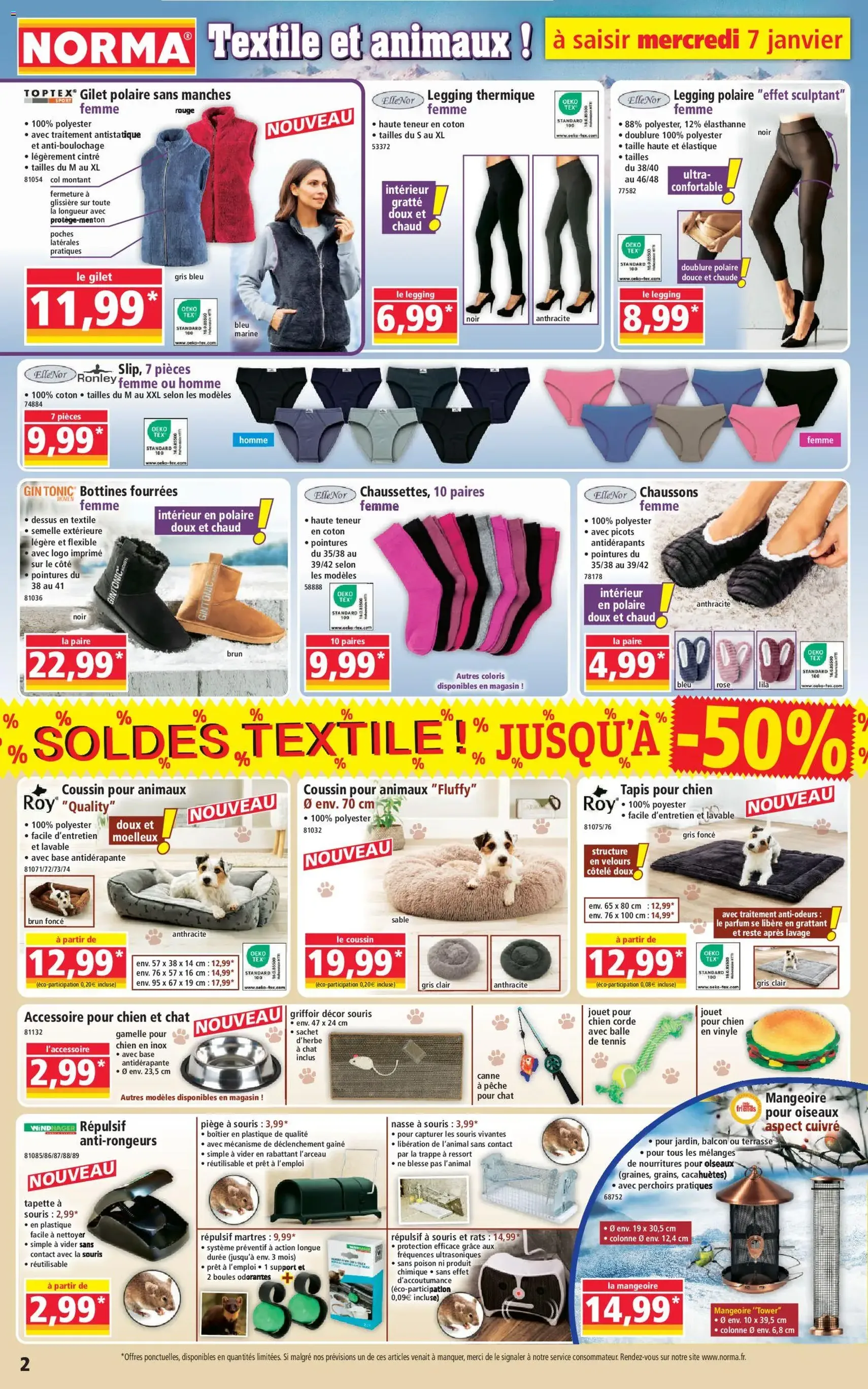 Norma catalogue - brochure valable à partir du 07/01/2025, page 2 sur 14