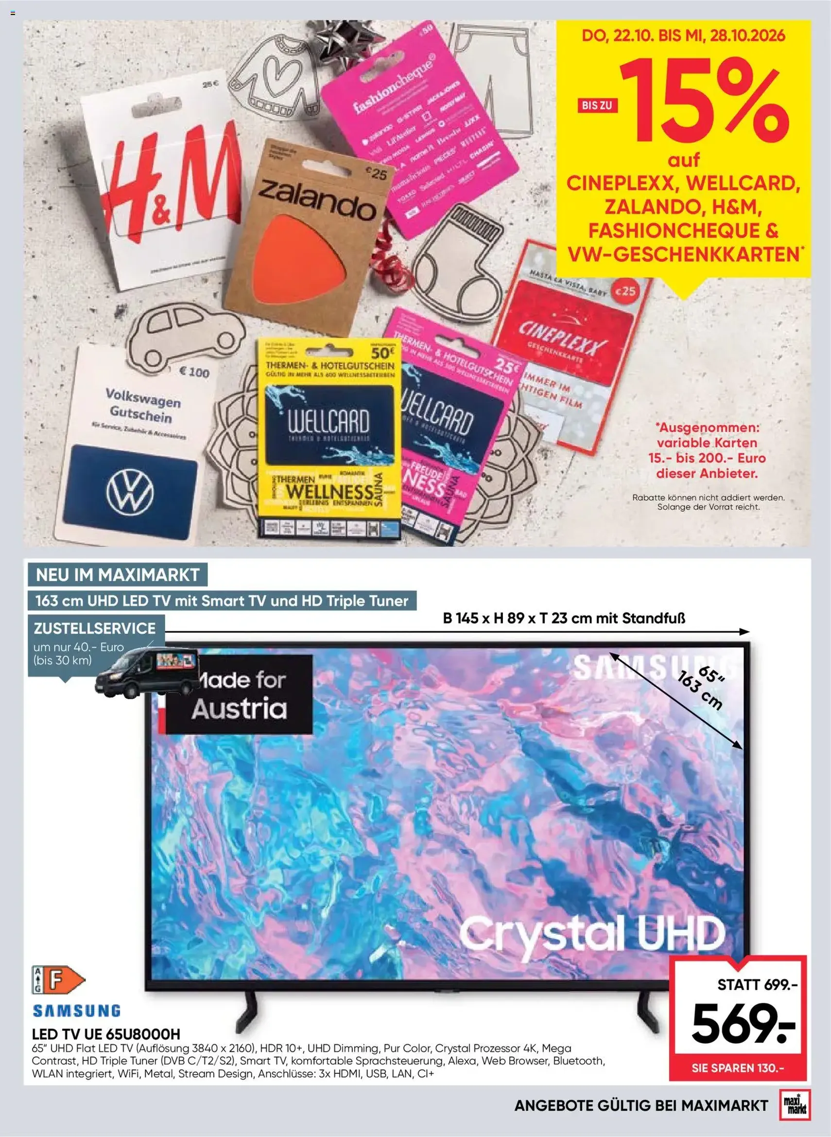 Maximarkt Flugblatt - Gültiger Prospekt ab 22.10.2026, Seite 21 von insgesamt 24