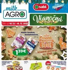 Milk Agro leták - náhľad letáku platný od 10.12.2025