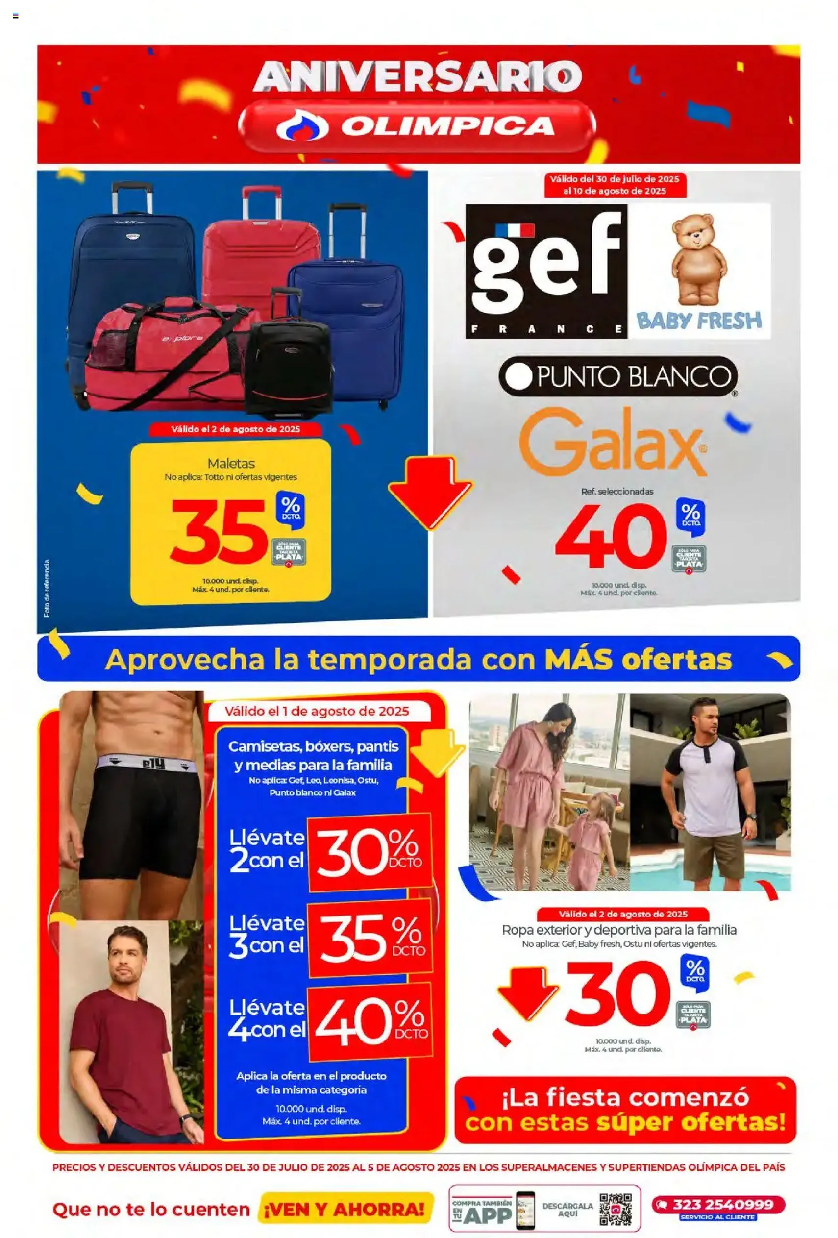 Olímpica - Catálogo - folleto válido desde 30/07/2025 página 8 de 8 Olímpica - Catálogo - folleto válido desde 30/07/2025 página 8 de 8