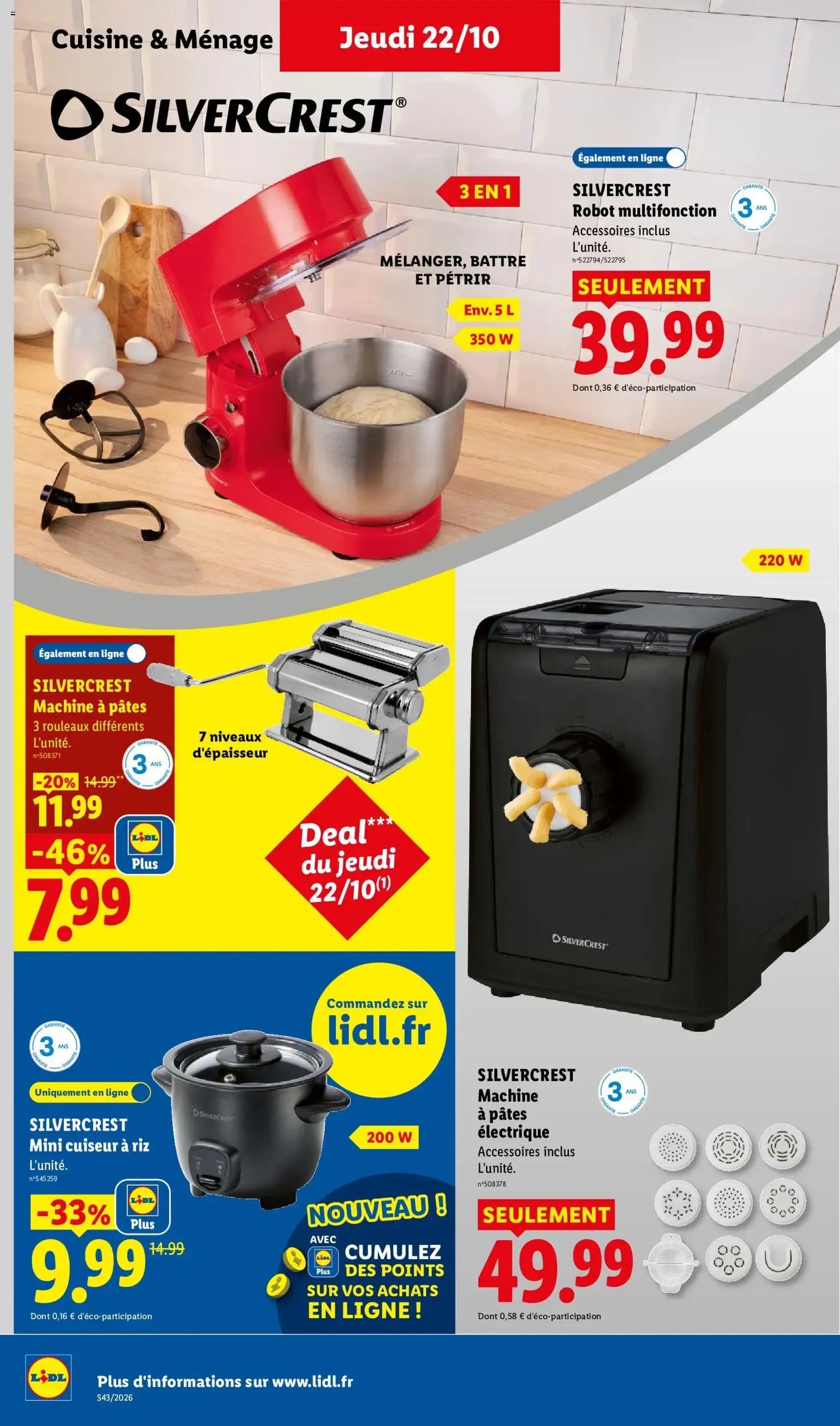 LIDL catalogue - brochure valable à partir du 22/10/2026, page 44 sur 66