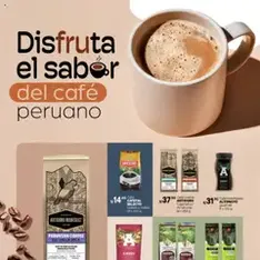 Vista previa del folleto Plaza Vea - Aviso Café Peruano válido desde 15/08/2025