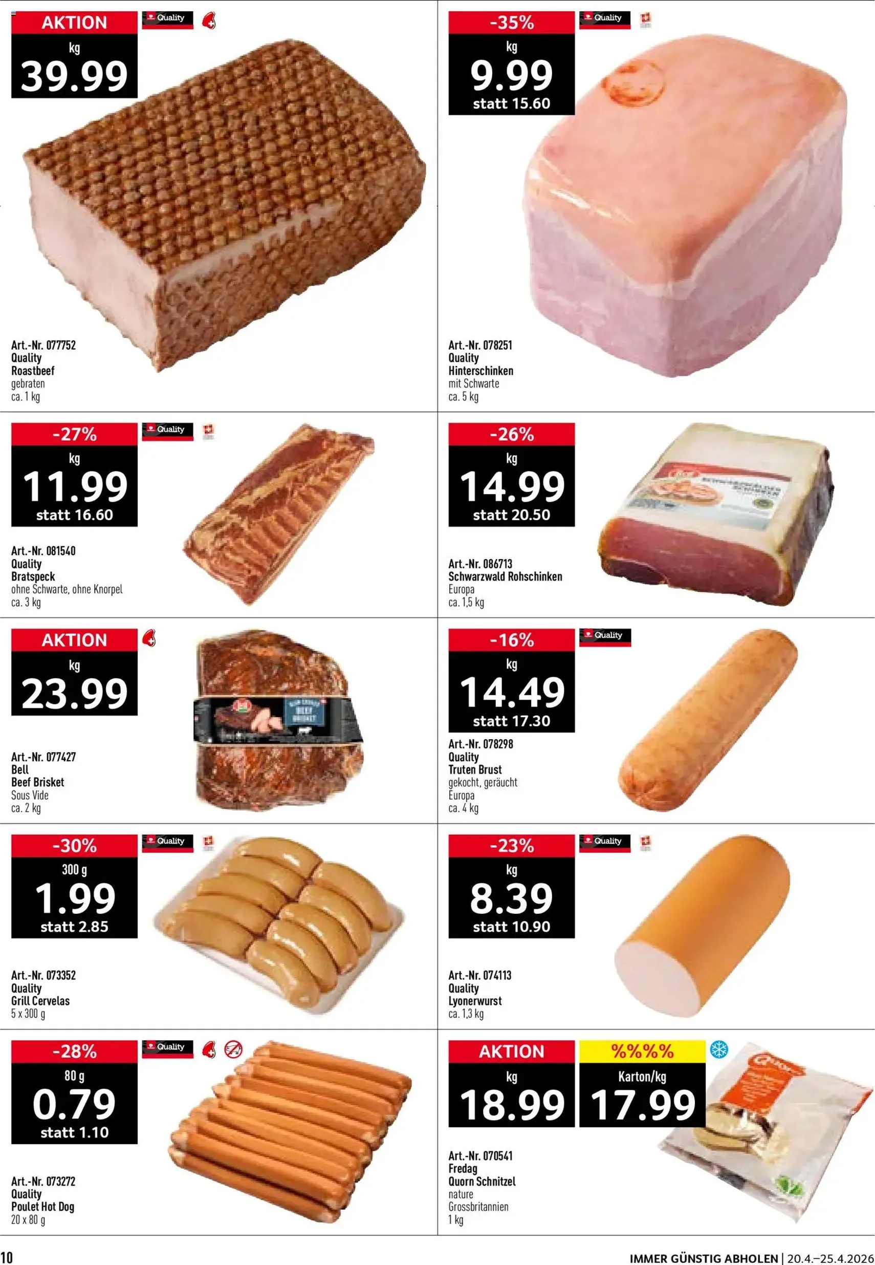 Prodega aktionen - Gültiger Prospekt ab 20.04.2026, Seite 10 von insgesamt 36