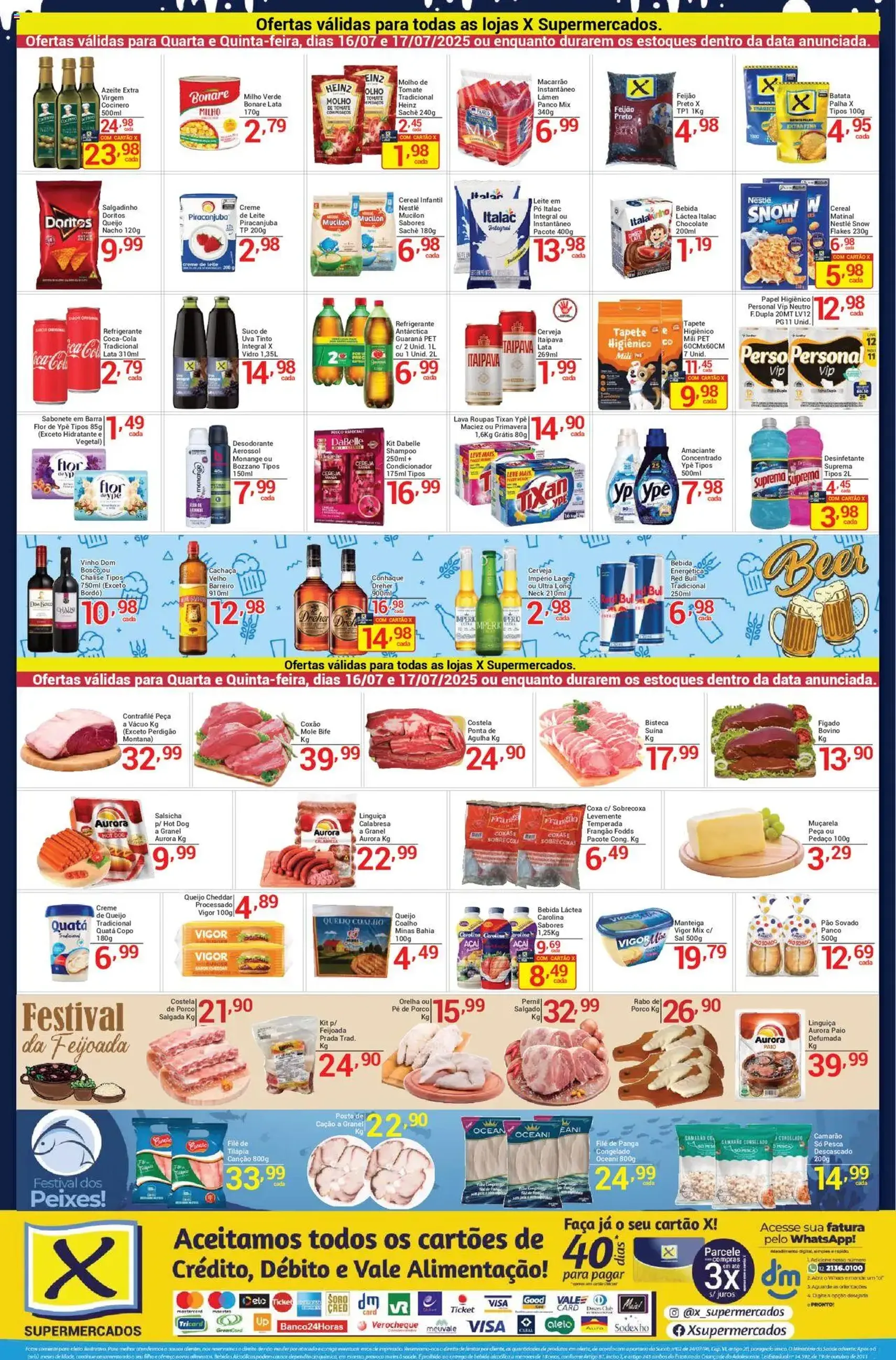 X Supermercados - Ofertas da semana - folheto válido a partir de 16/07/2025 página 2 de 2